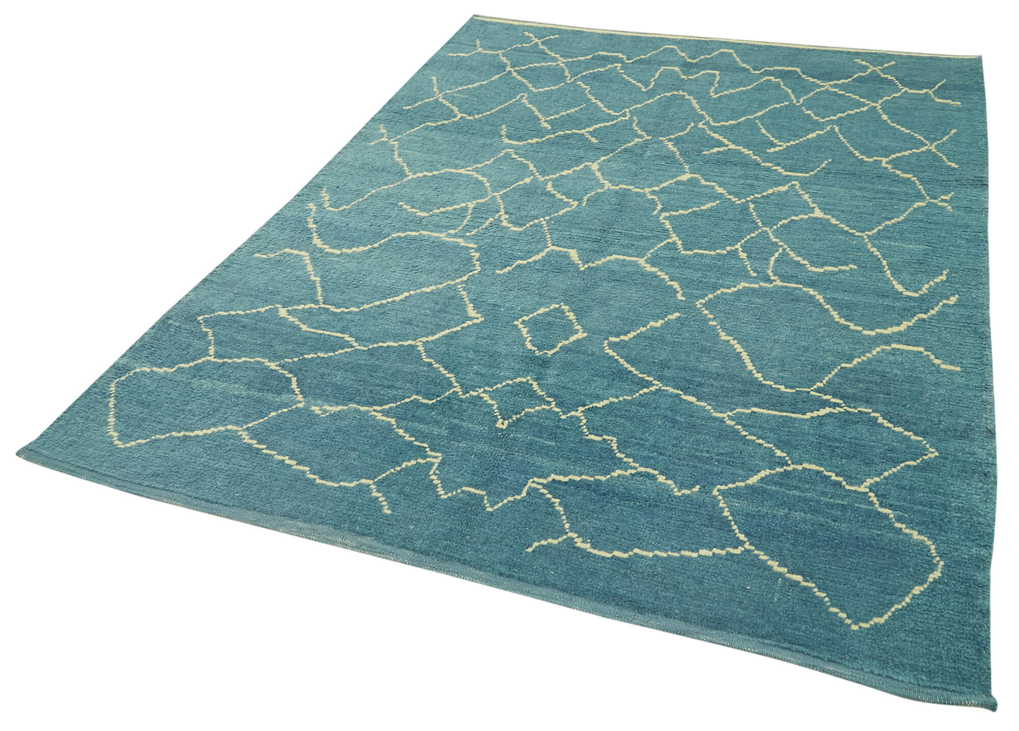 6 x 7 Blue Moroccan Rug - 5770