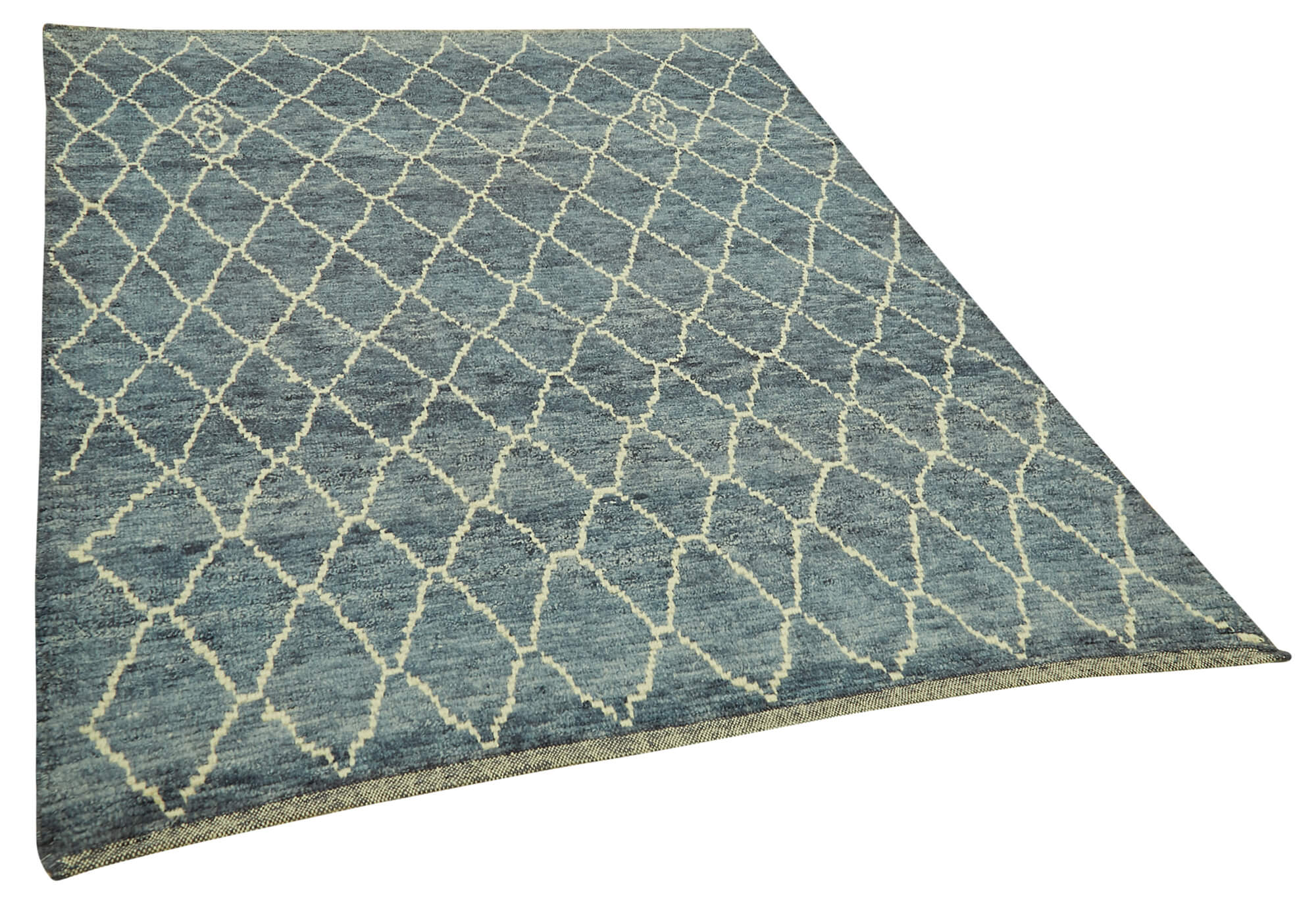 6 x 7 Blue Moroccan Rug - 5771