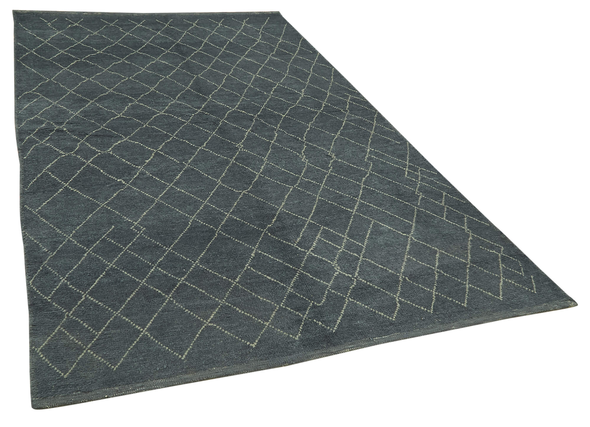 5 x 9 Grey Moroccan Rug - 5773