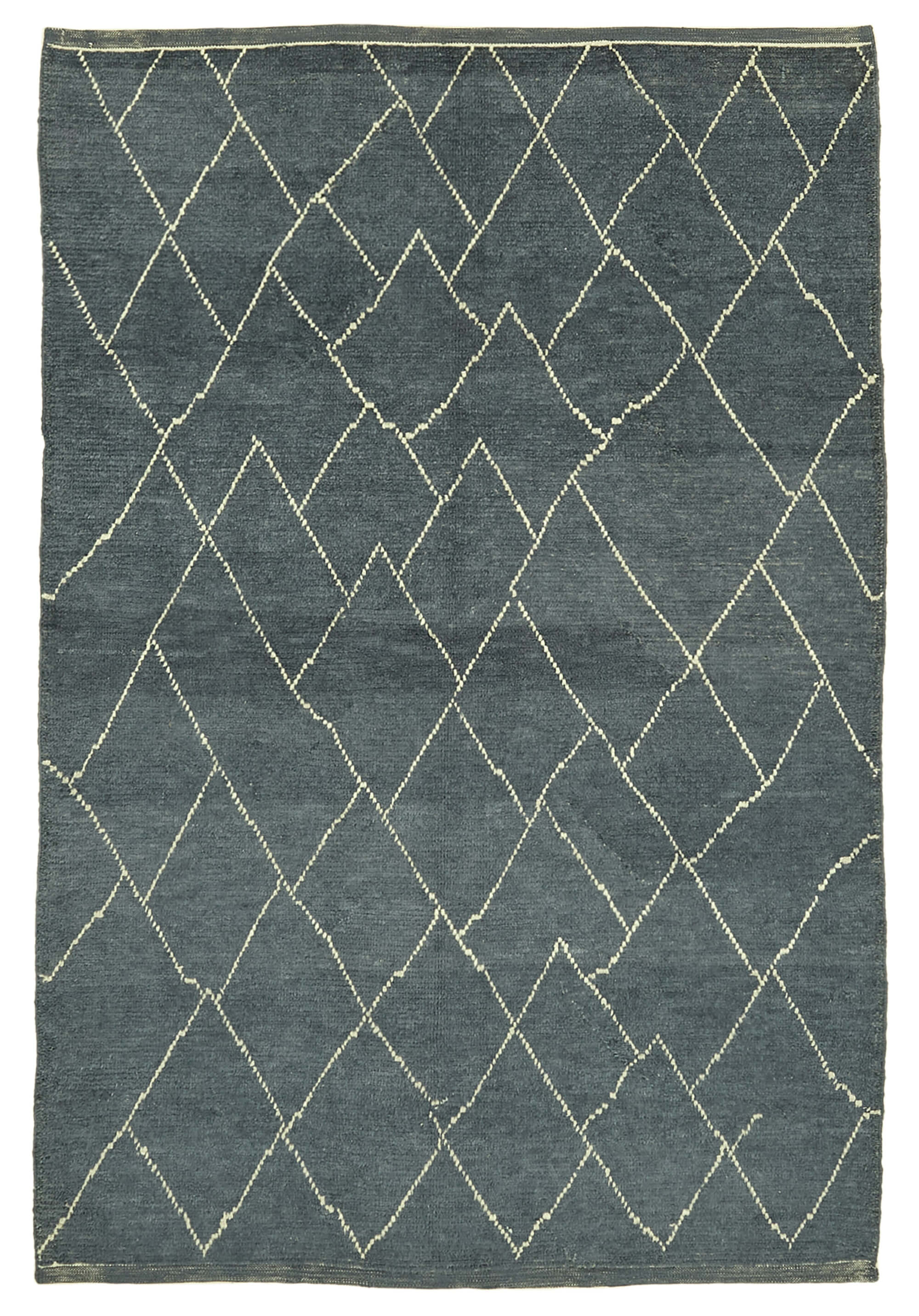 5 x 8 Grey Moroccan Rug - 5775