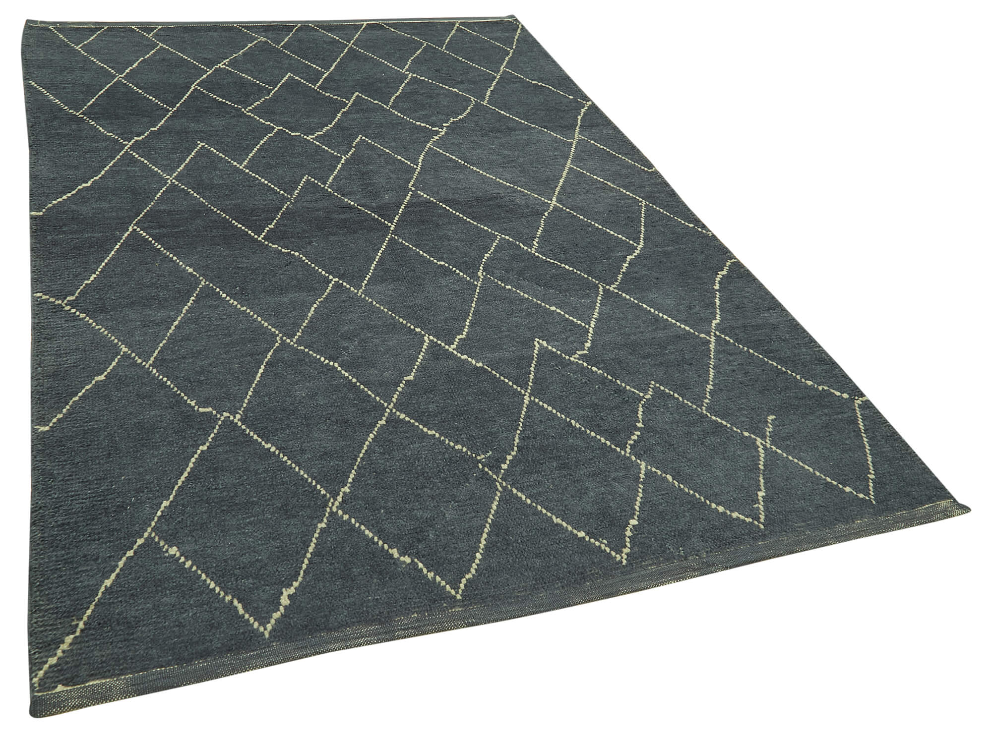 5 x 8 Grey Moroccan Rug - 5775