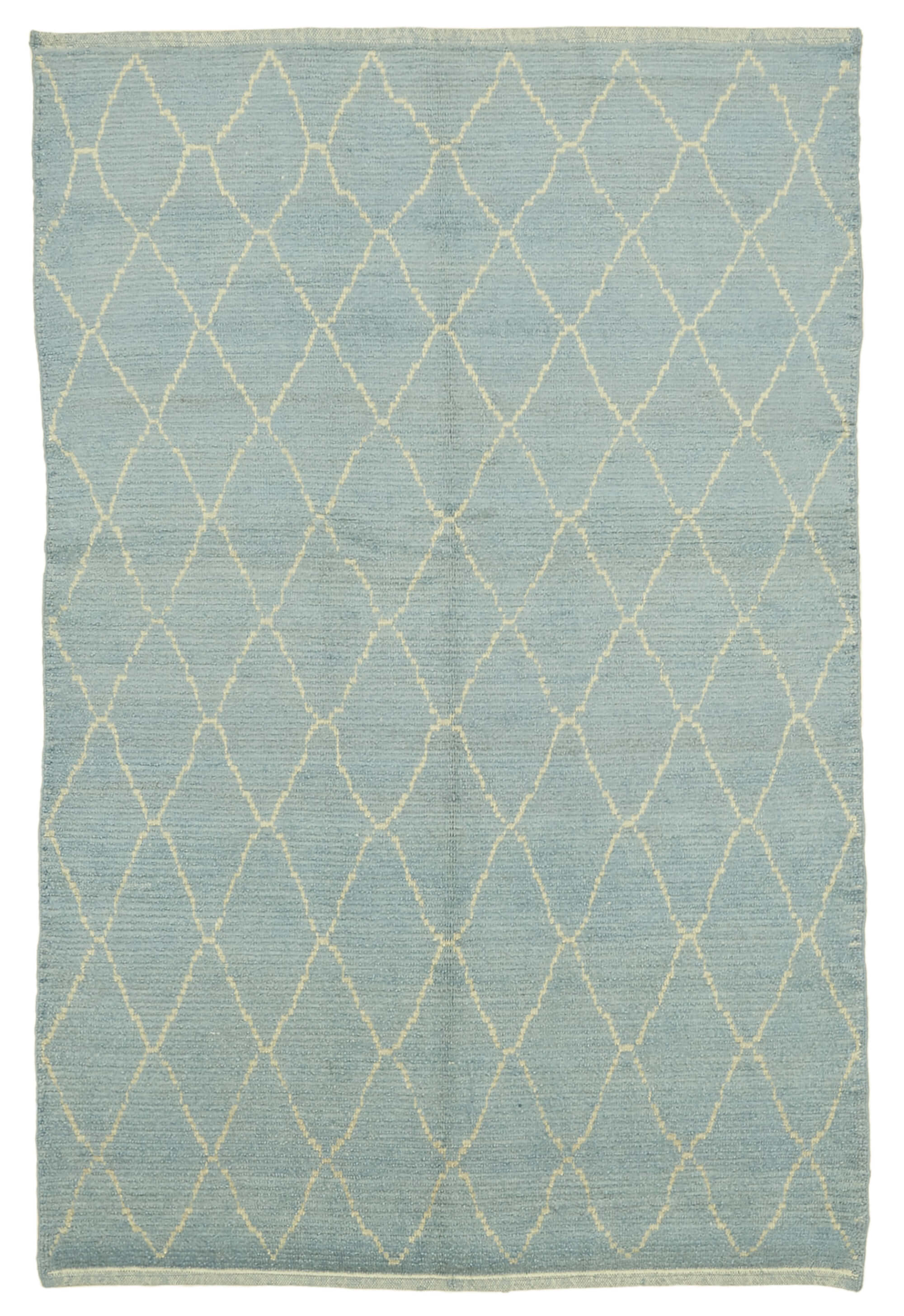 5 x 8 Blue Moroccan Rug - 5777