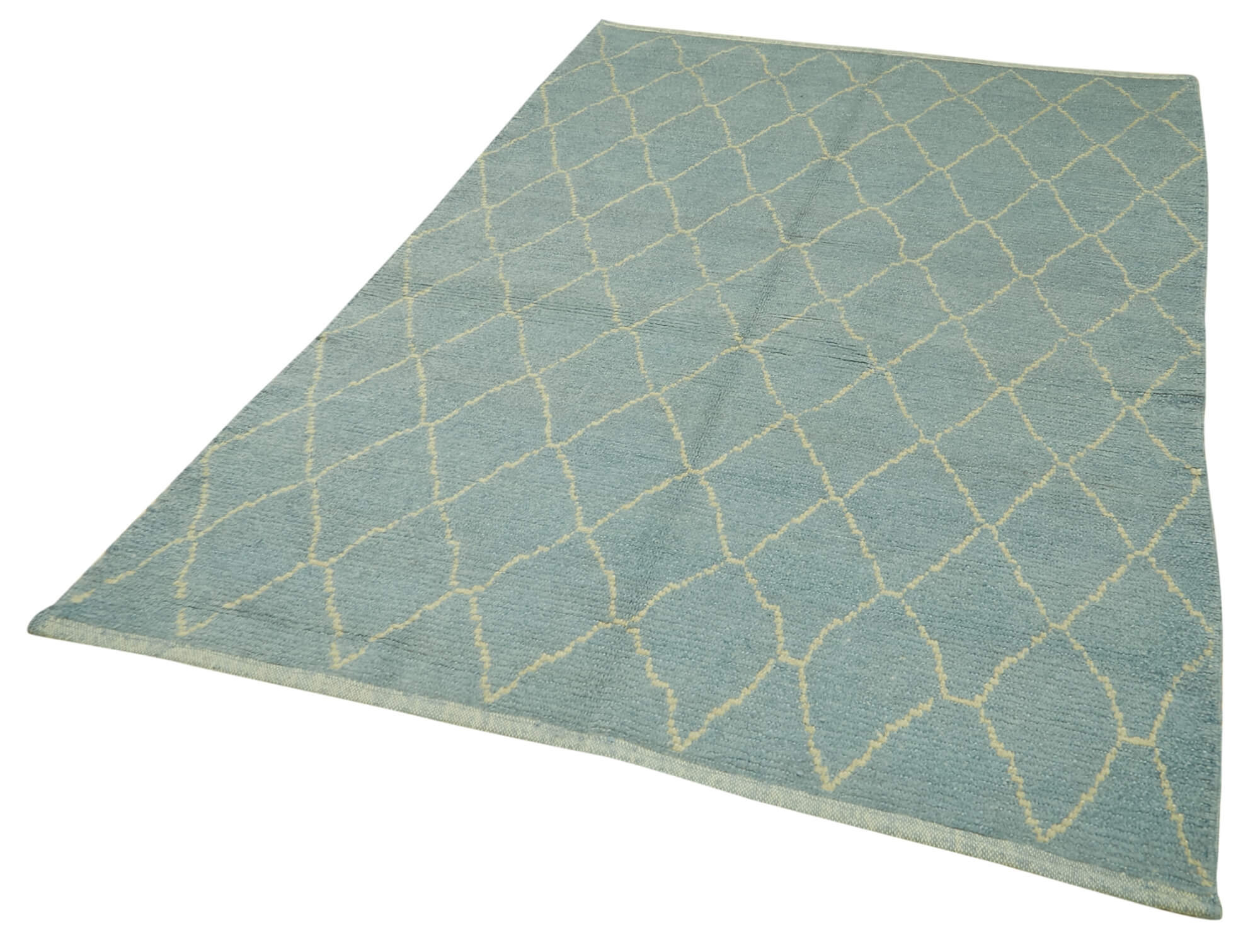 5 x 8 Blue Moroccan Rug - 5777