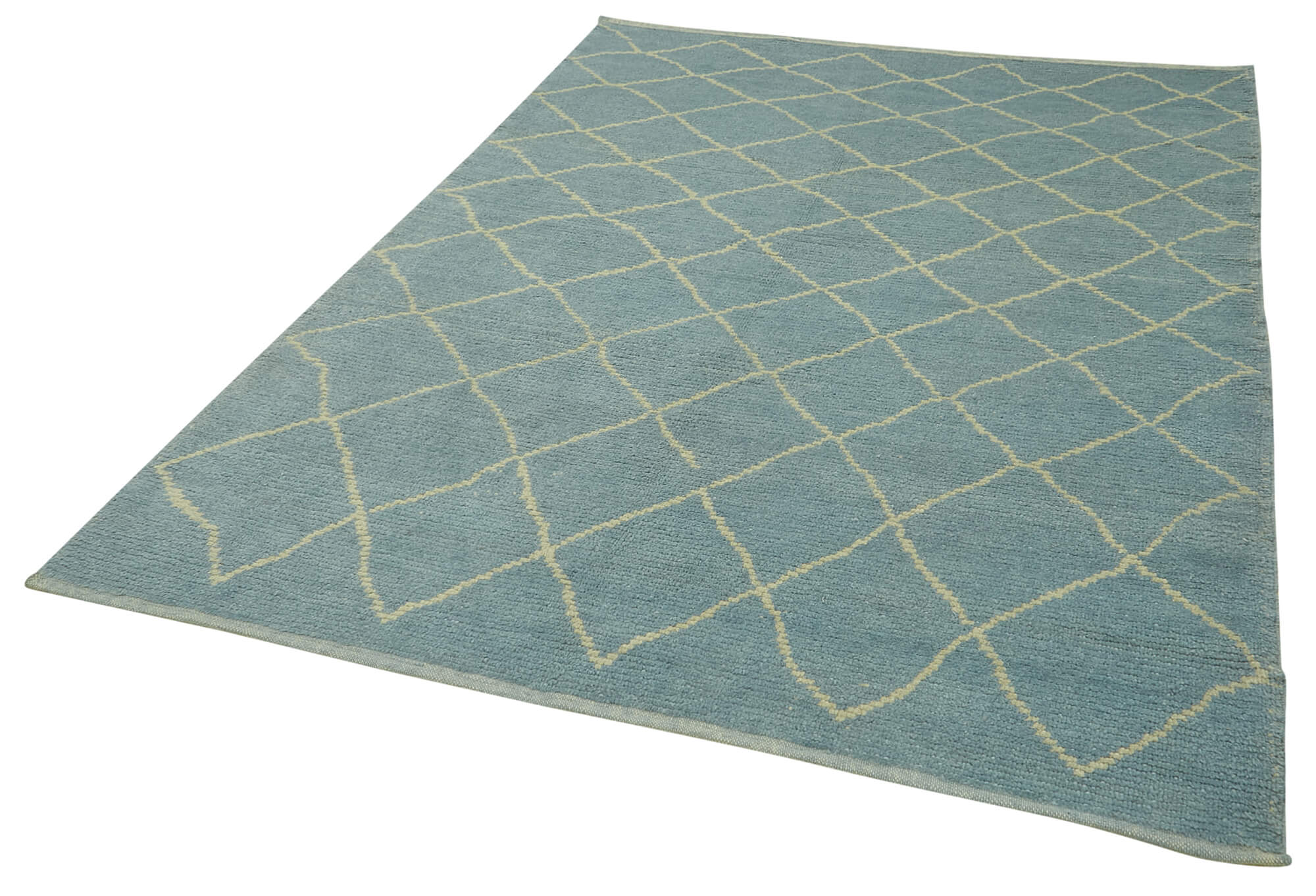 6 x 8 Blue Moroccan Rug - 5778