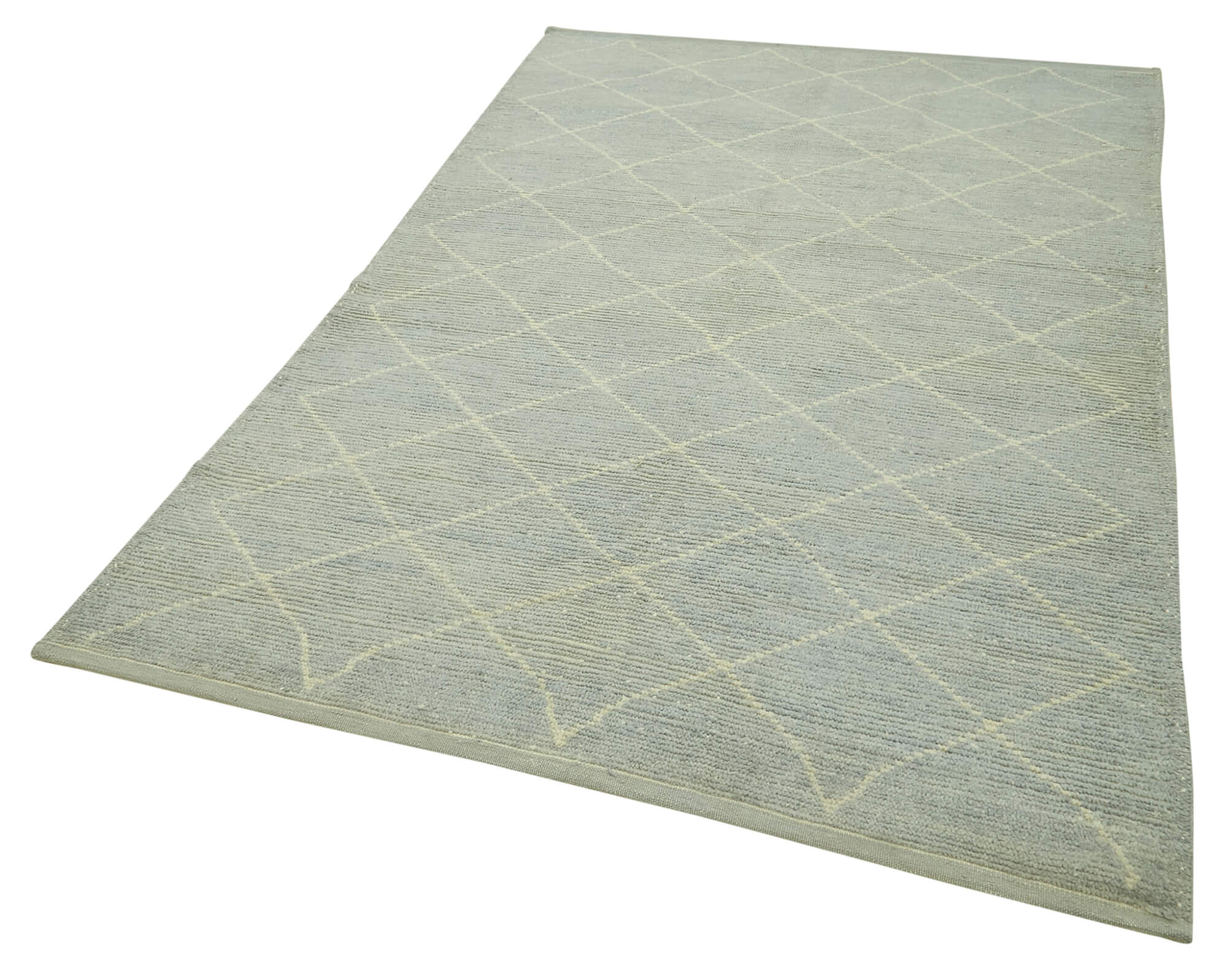 5 x 8 Grey Moroccan Rug - 5779