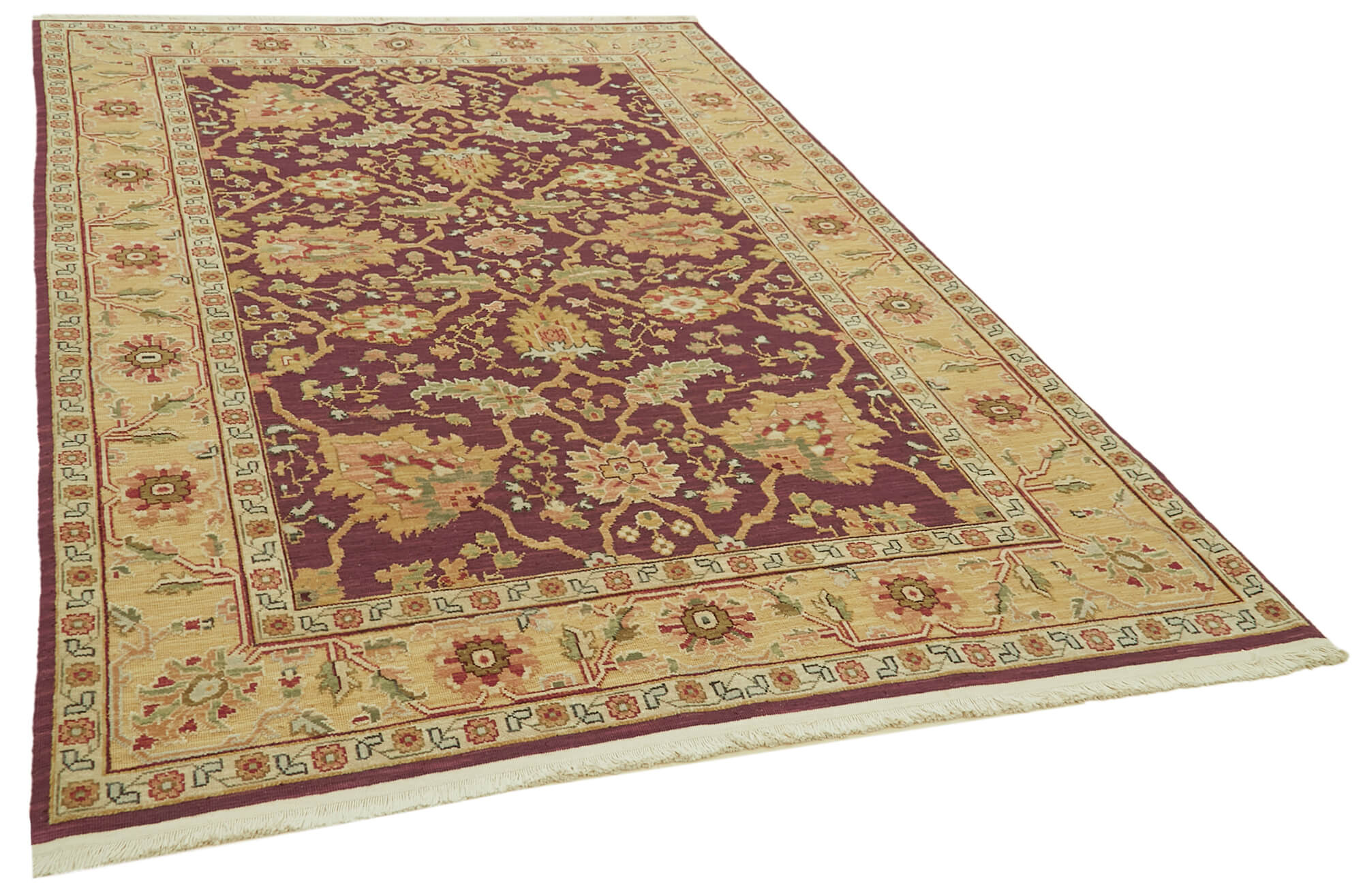 6 x 9 Purple Oushak Rug - 5879