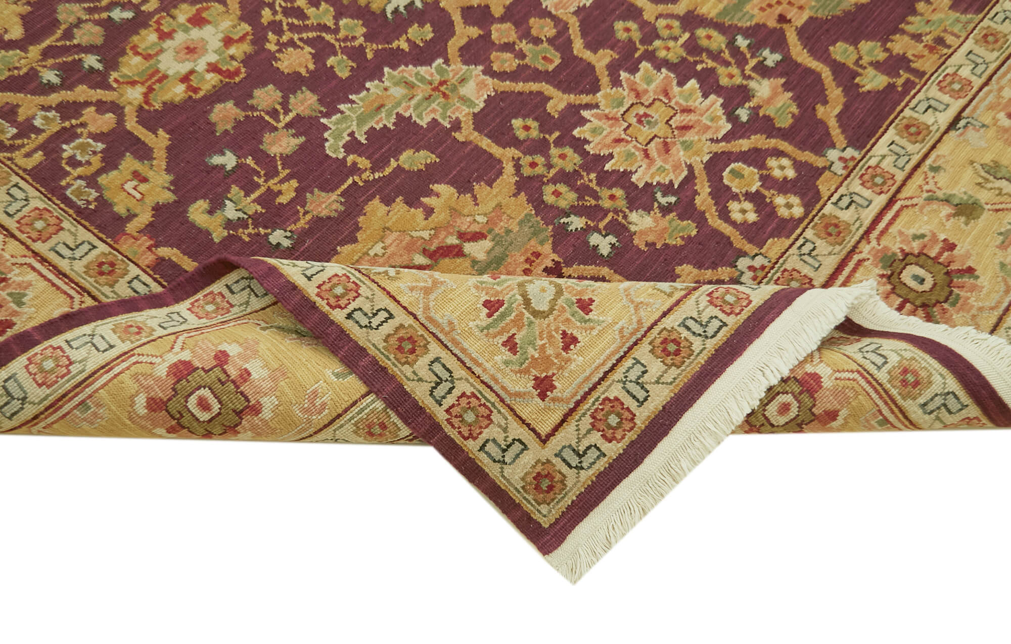 6 x 9 Purple Oushak Rug - 5879