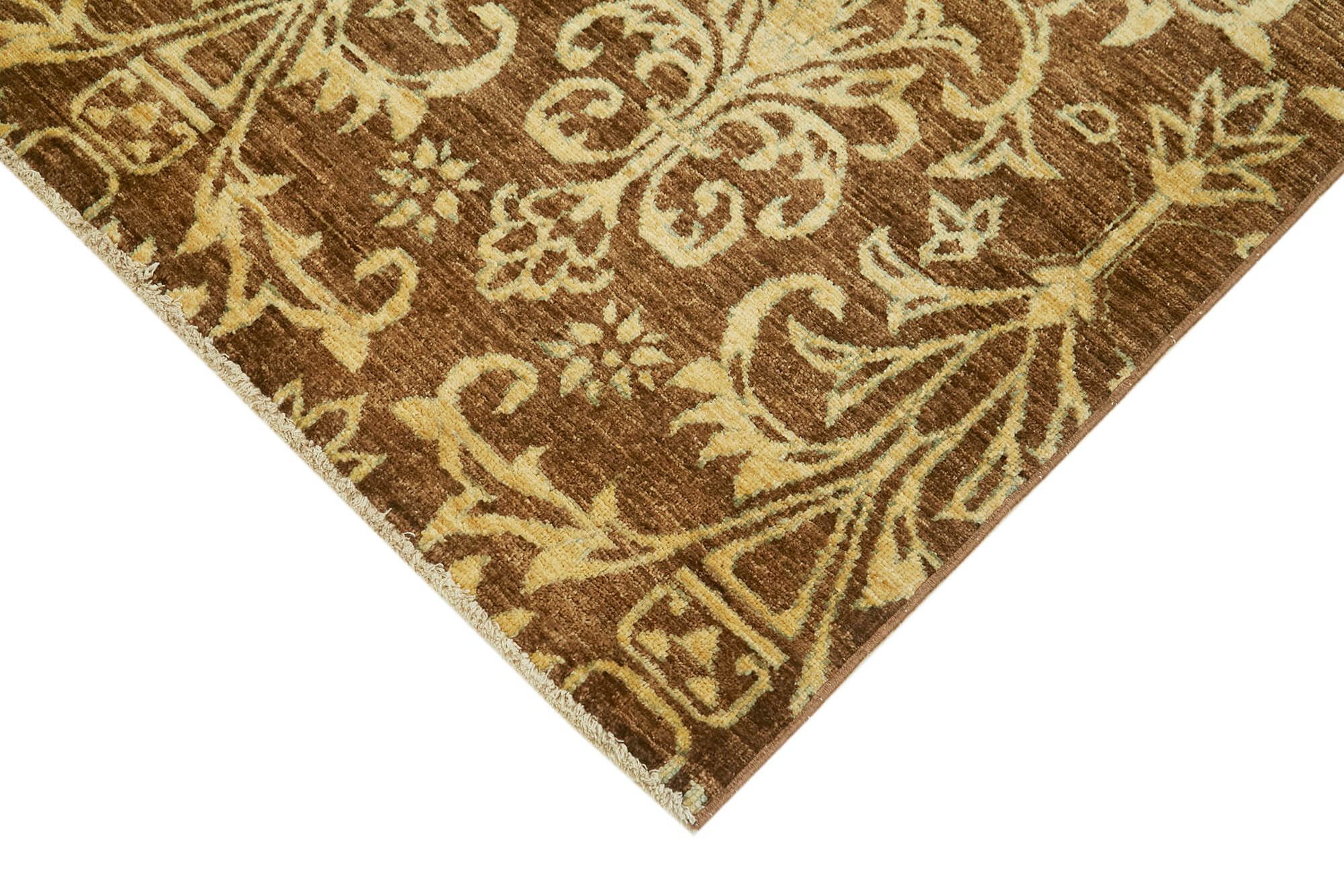 6 x 9 Brown Oushak Rug - 5881