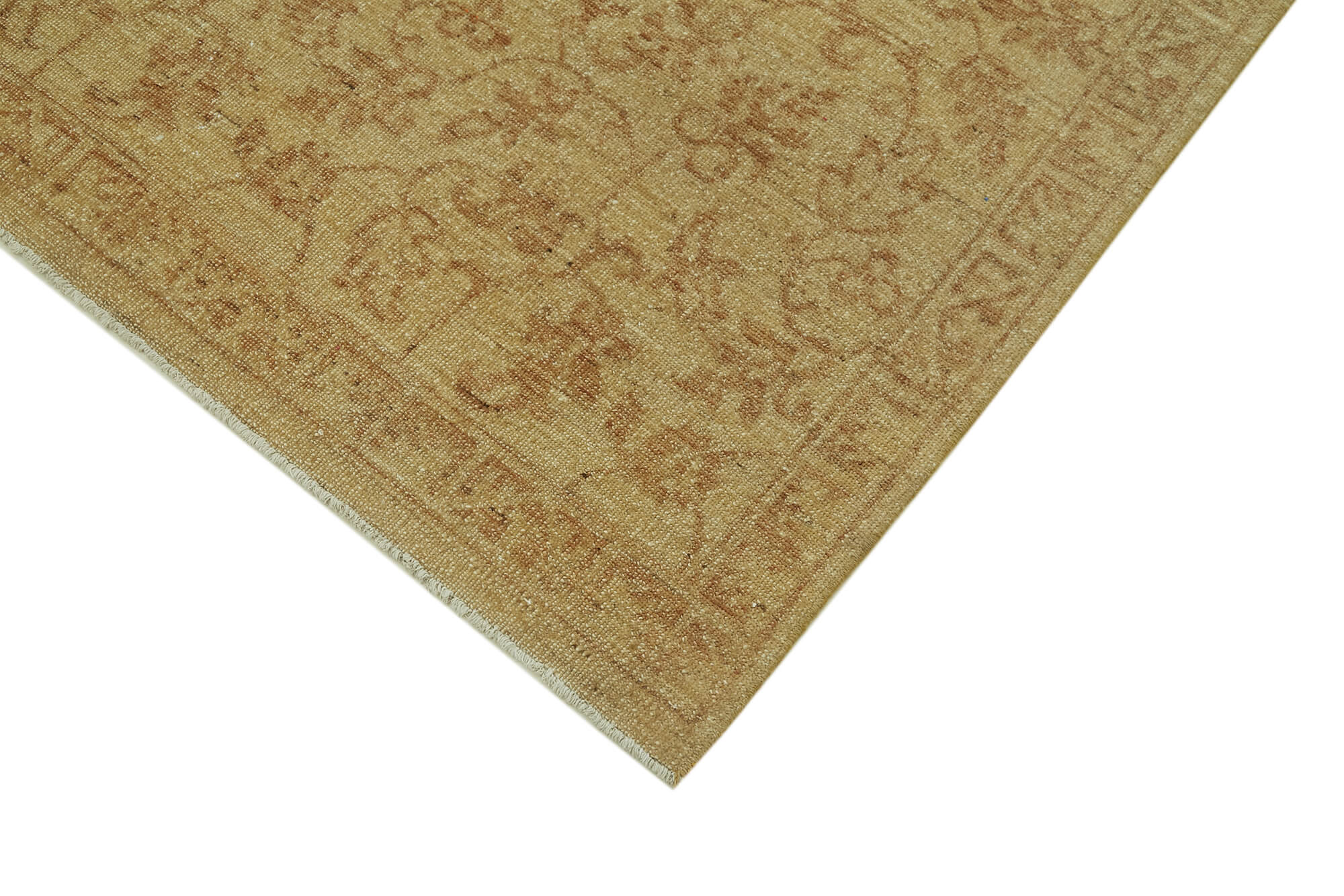 6 x 9 Beige Oushak Rug - 5887