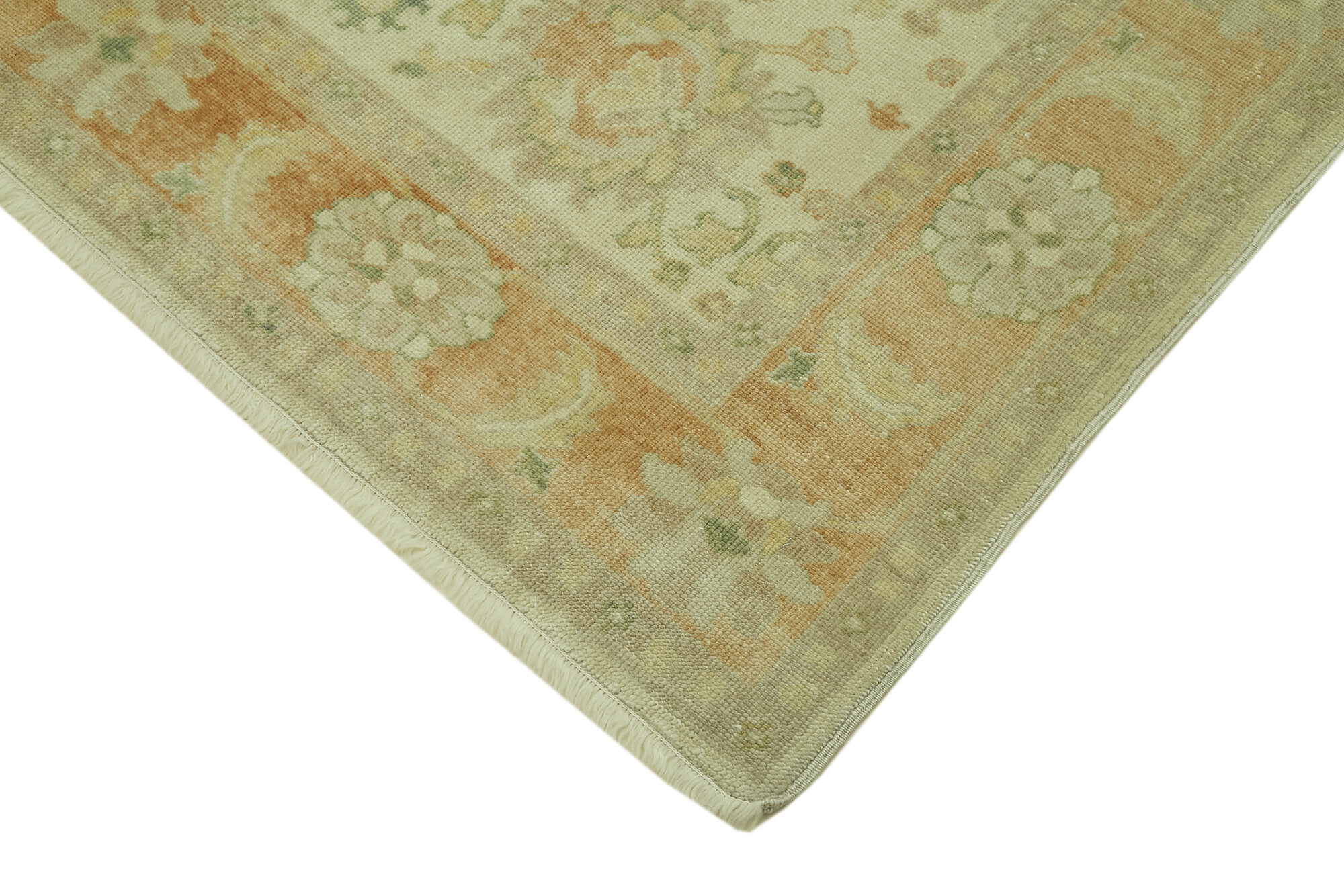 6 x 8 Beige Oushak Rug - 5888