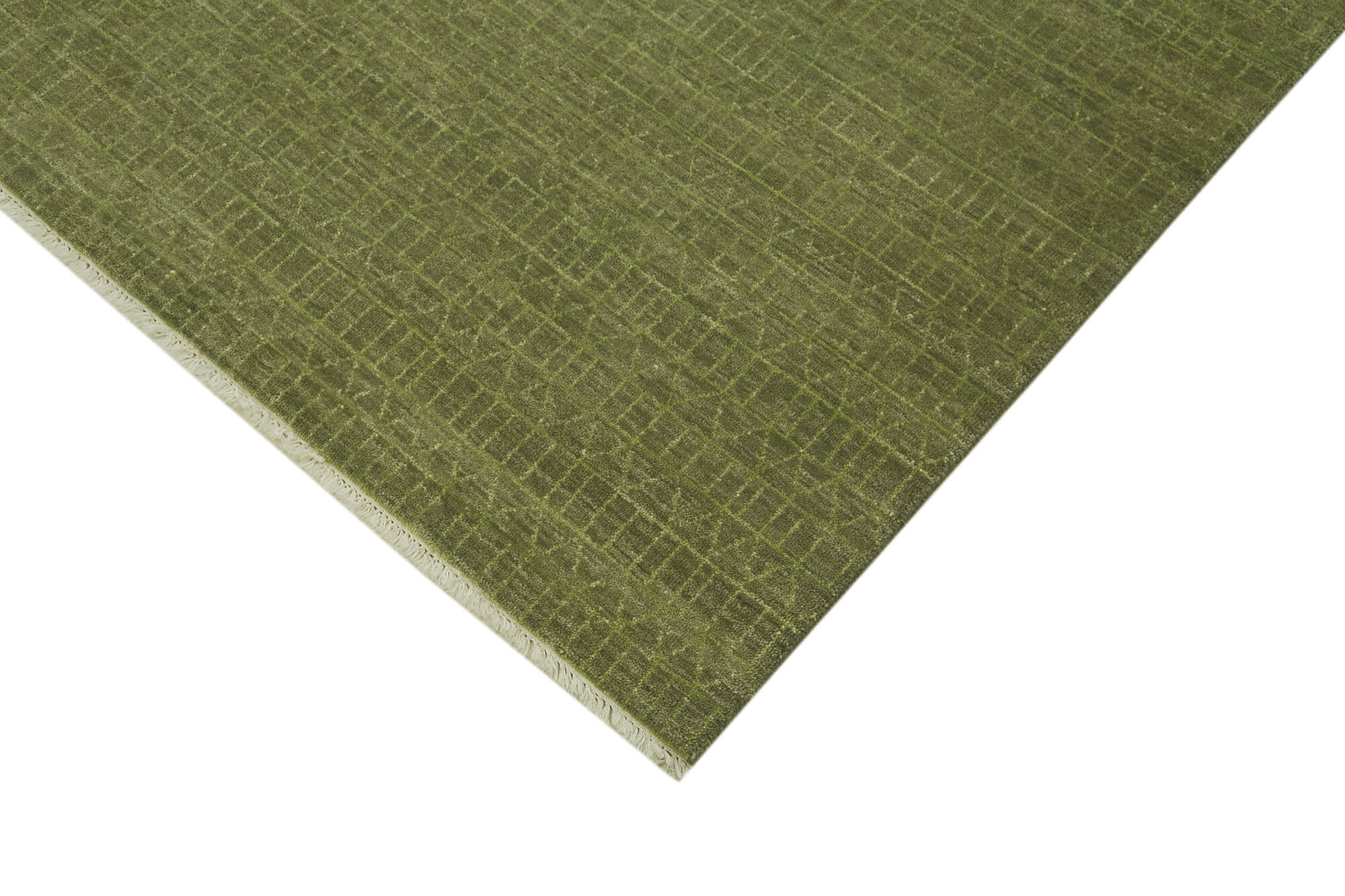 8 x 10 Green Oushak Rug - 5892