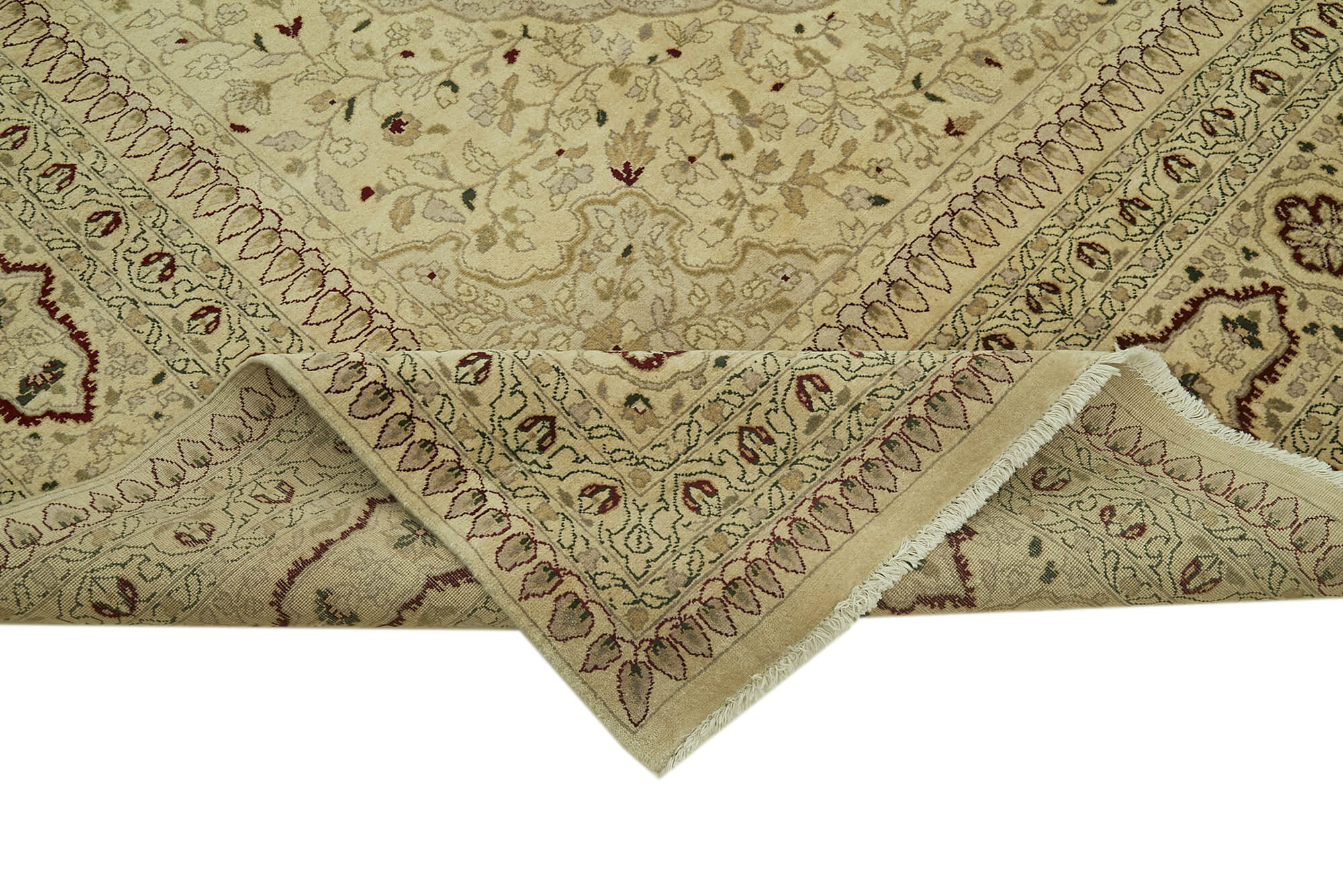 10 x 14 Beige Oushak Rug - 5895