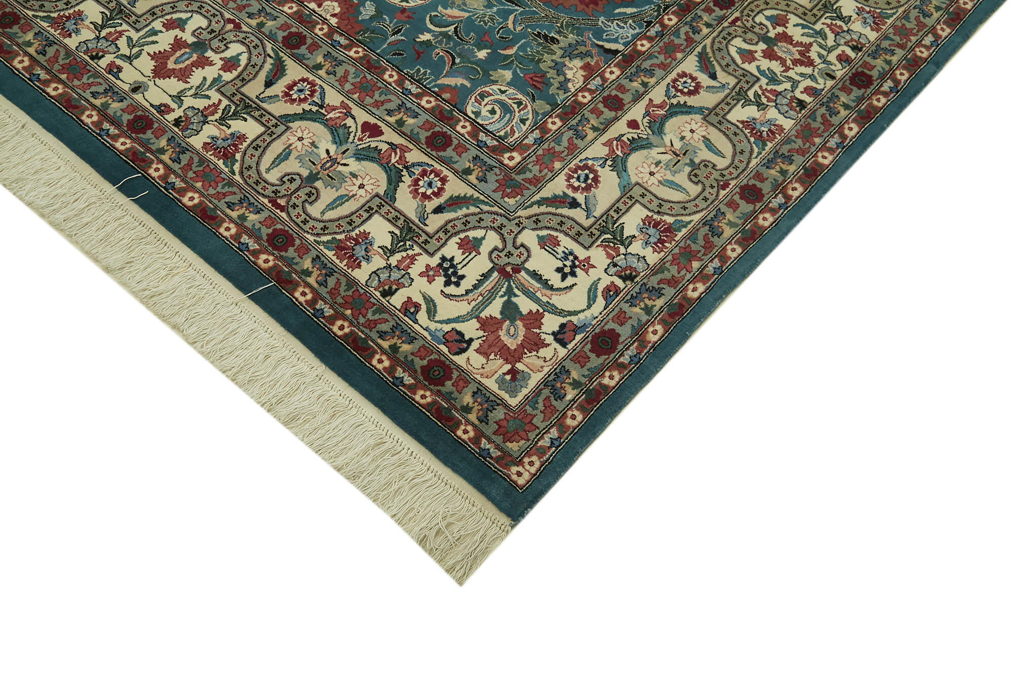 8 x 10 Green Oushak Rug - 5898