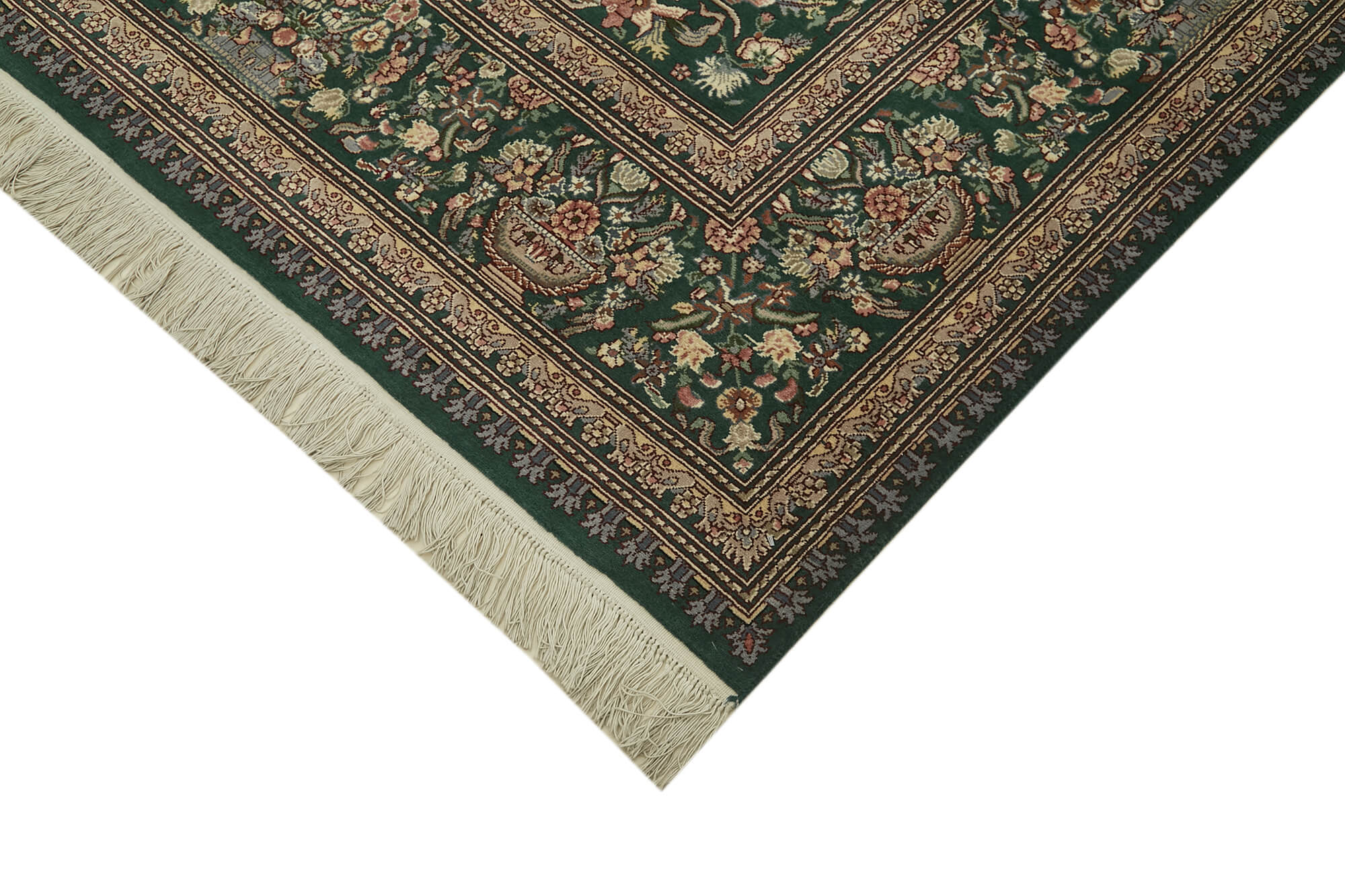 8 x 11 Green Oushak Rug - 5899