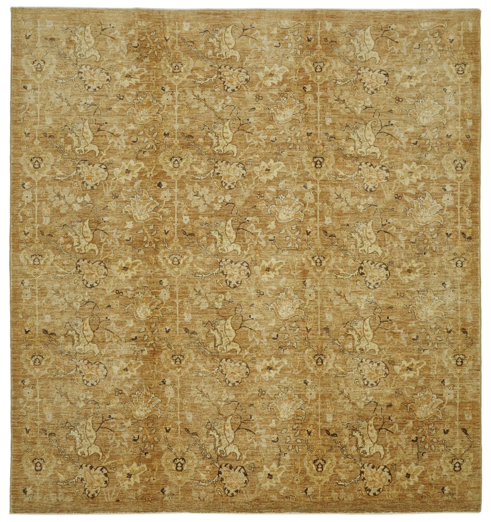 8 x 9 Beige Oushak Rug - 5900