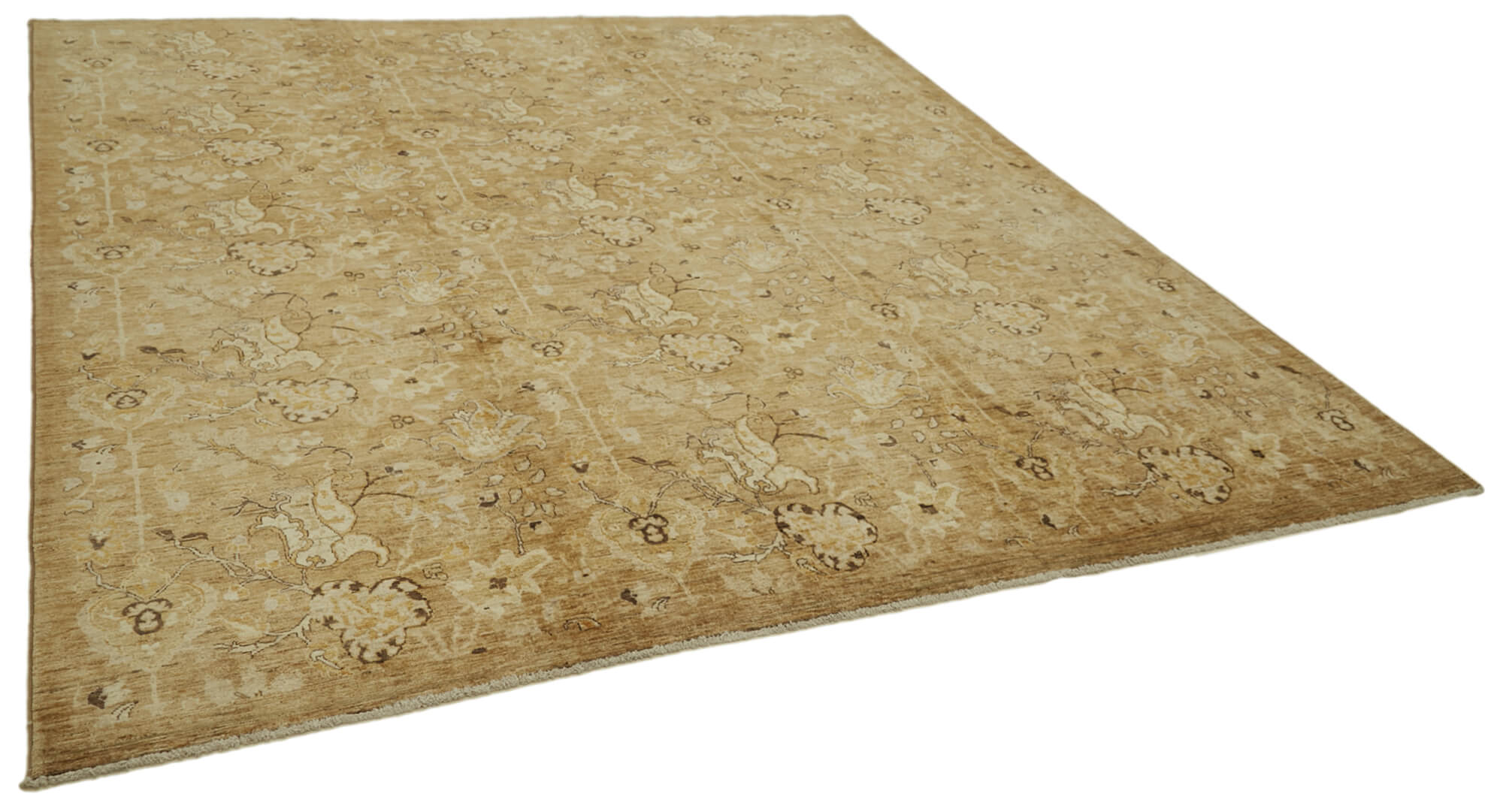 8 x 9 Beige Oushak Rug - 5900