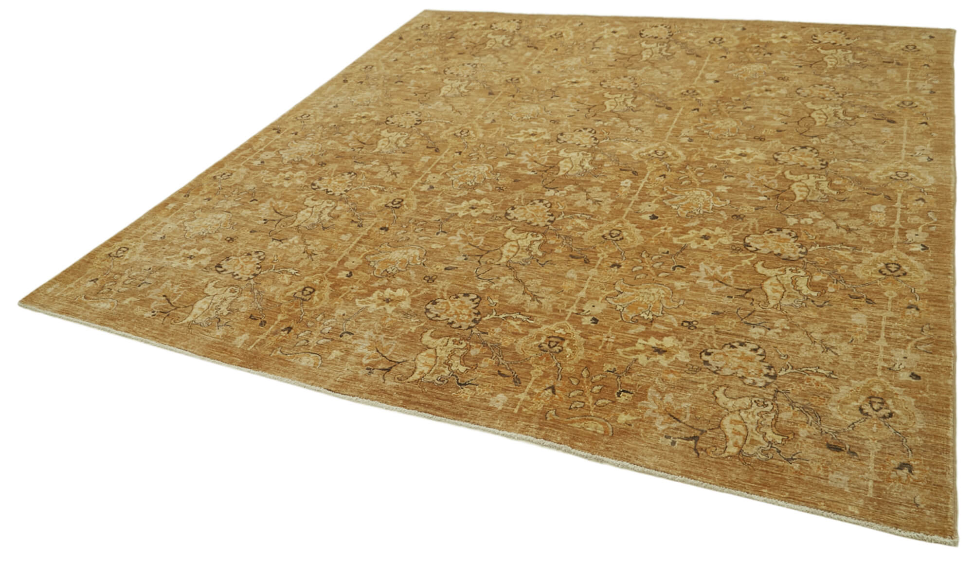 8 x 9 Beige Oushak Rug - 5900