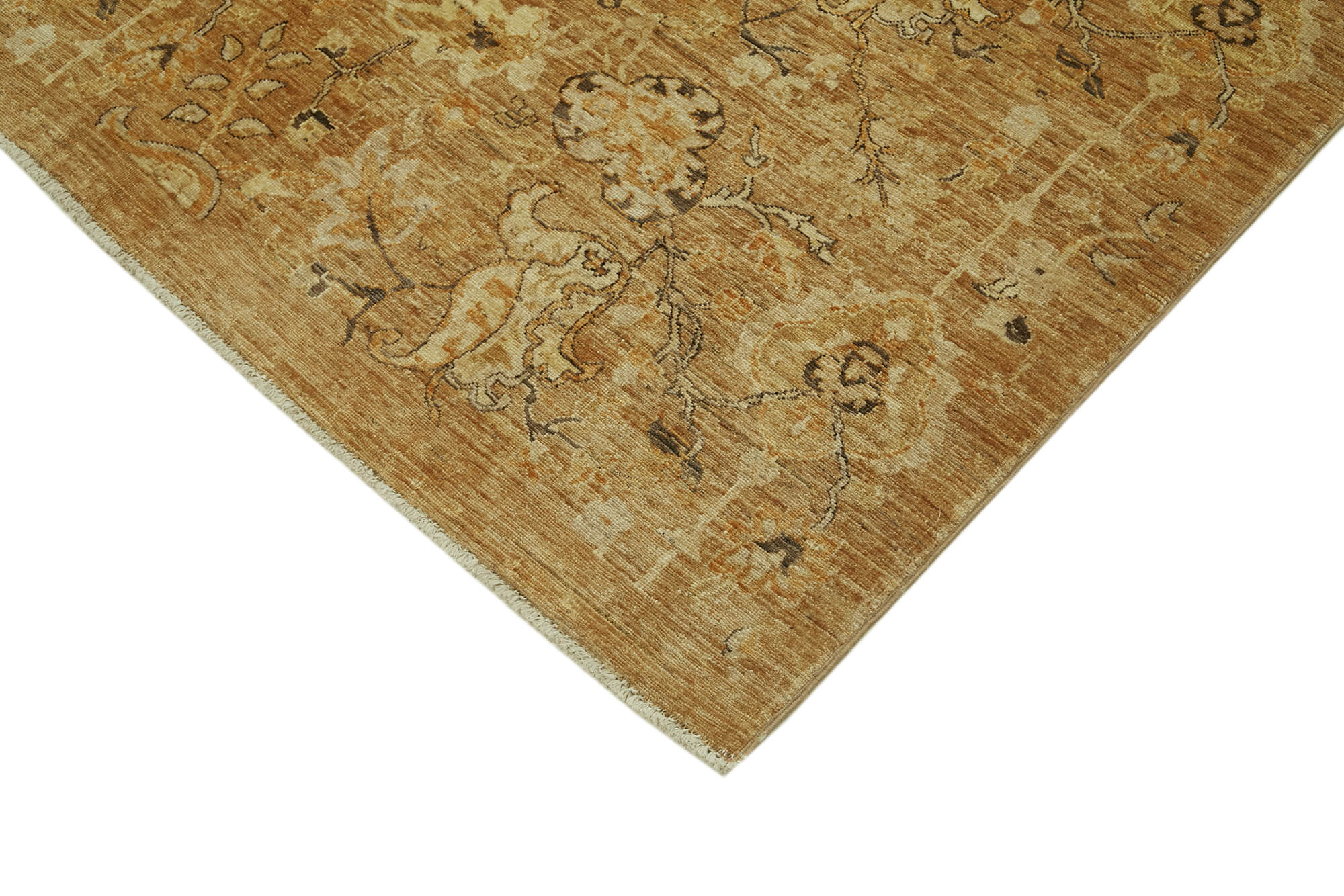 8 x 9 Beige Oushak Rug - 5900