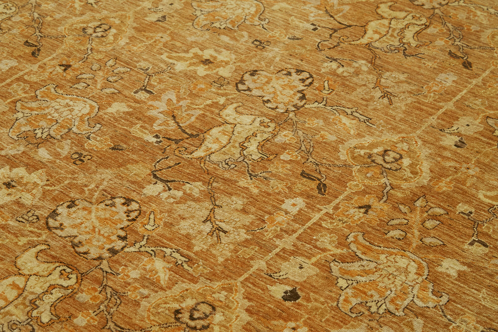 8 x 9 Beige Oushak Rug - 5900