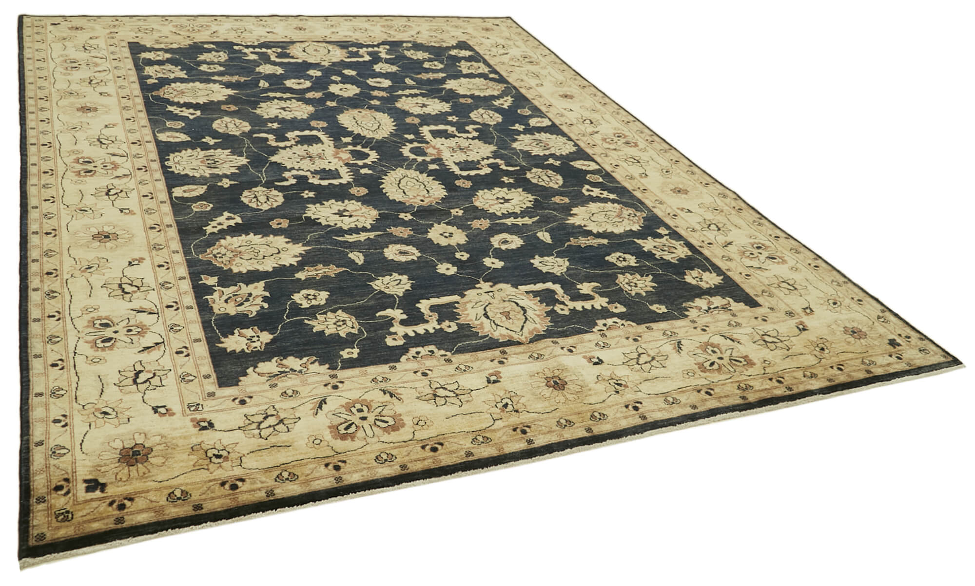 8 x 10 Beige Oushak Rug - 5901