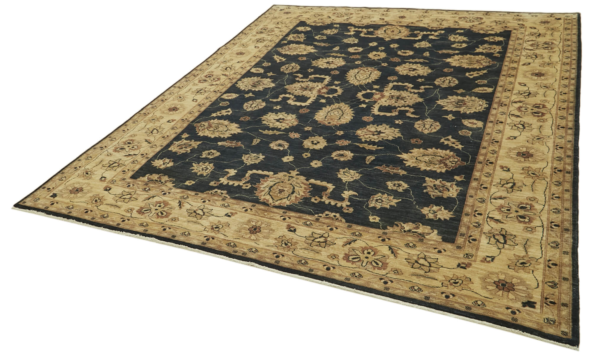 8 x 10 Beige Oushak Rug - 5901