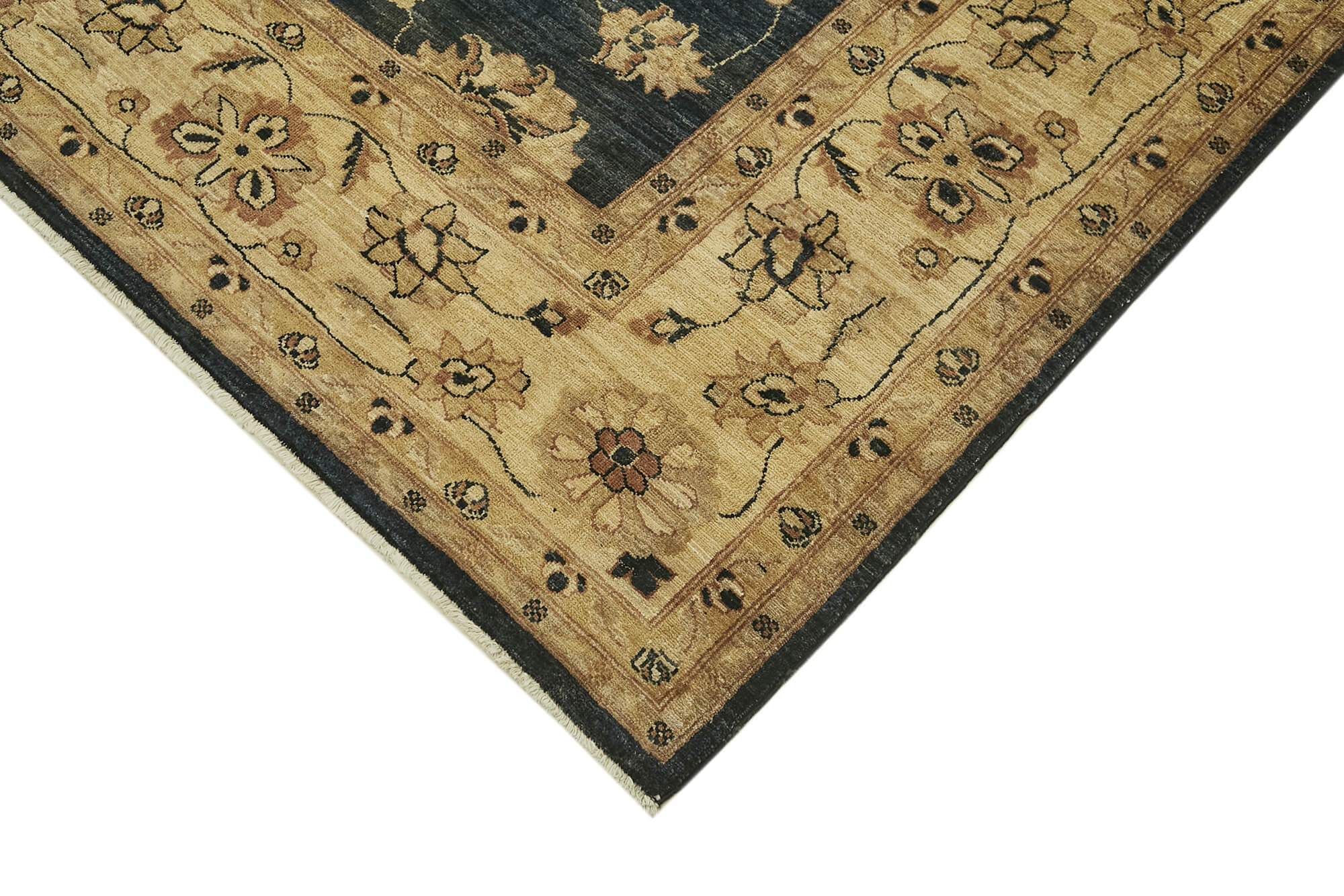 8 x 10 Beige Oushak Rug - 5901