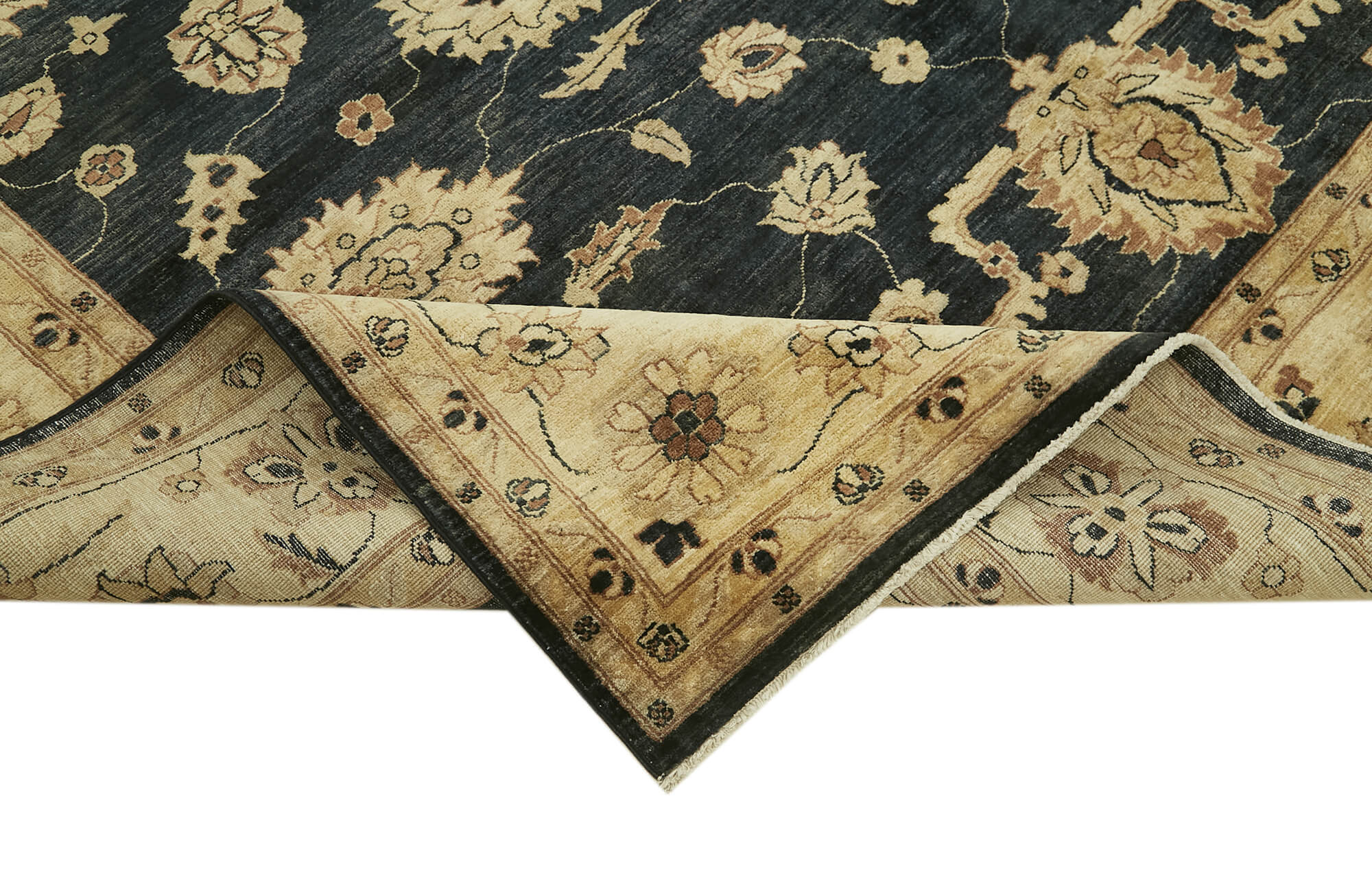 8 x 10 Beige Oushak Rug - 5901