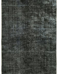 6 x 11 Black Overdyed Rug - 5902