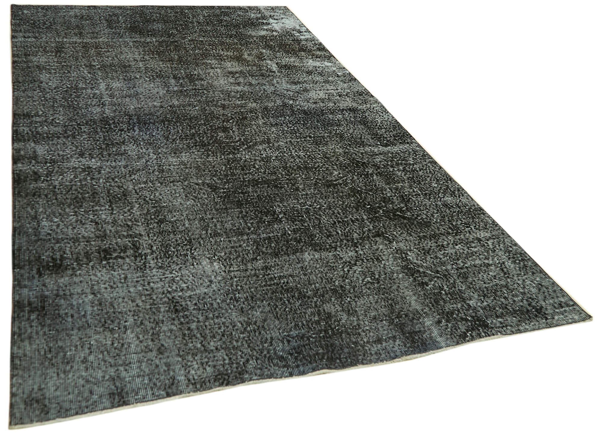 6 x 11 Black Overdyed Rug - 5902