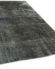 6 x 11 Black Overdyed Rug - 5902