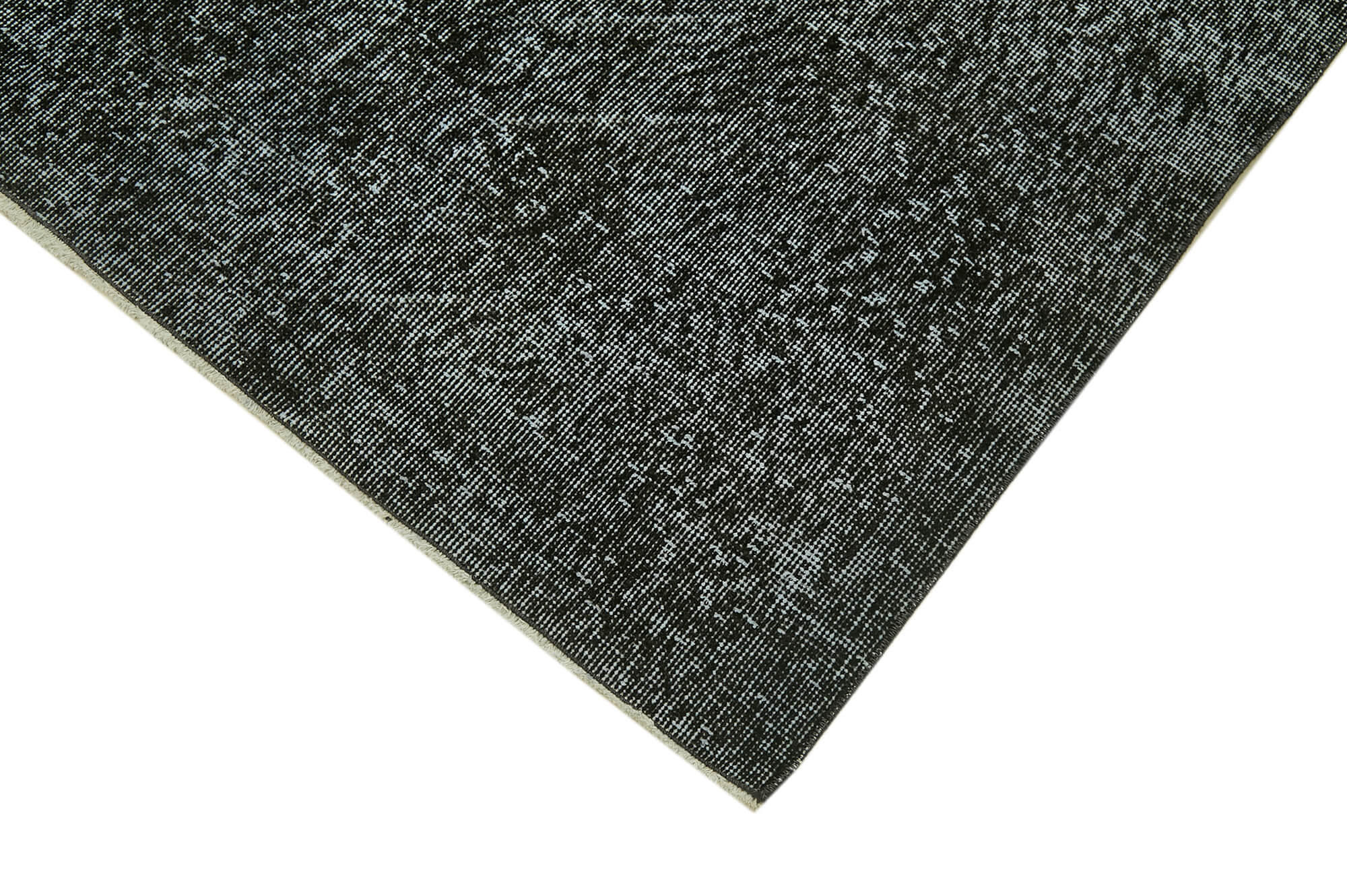 6 x 11 Black Overdyed Rug - 5902