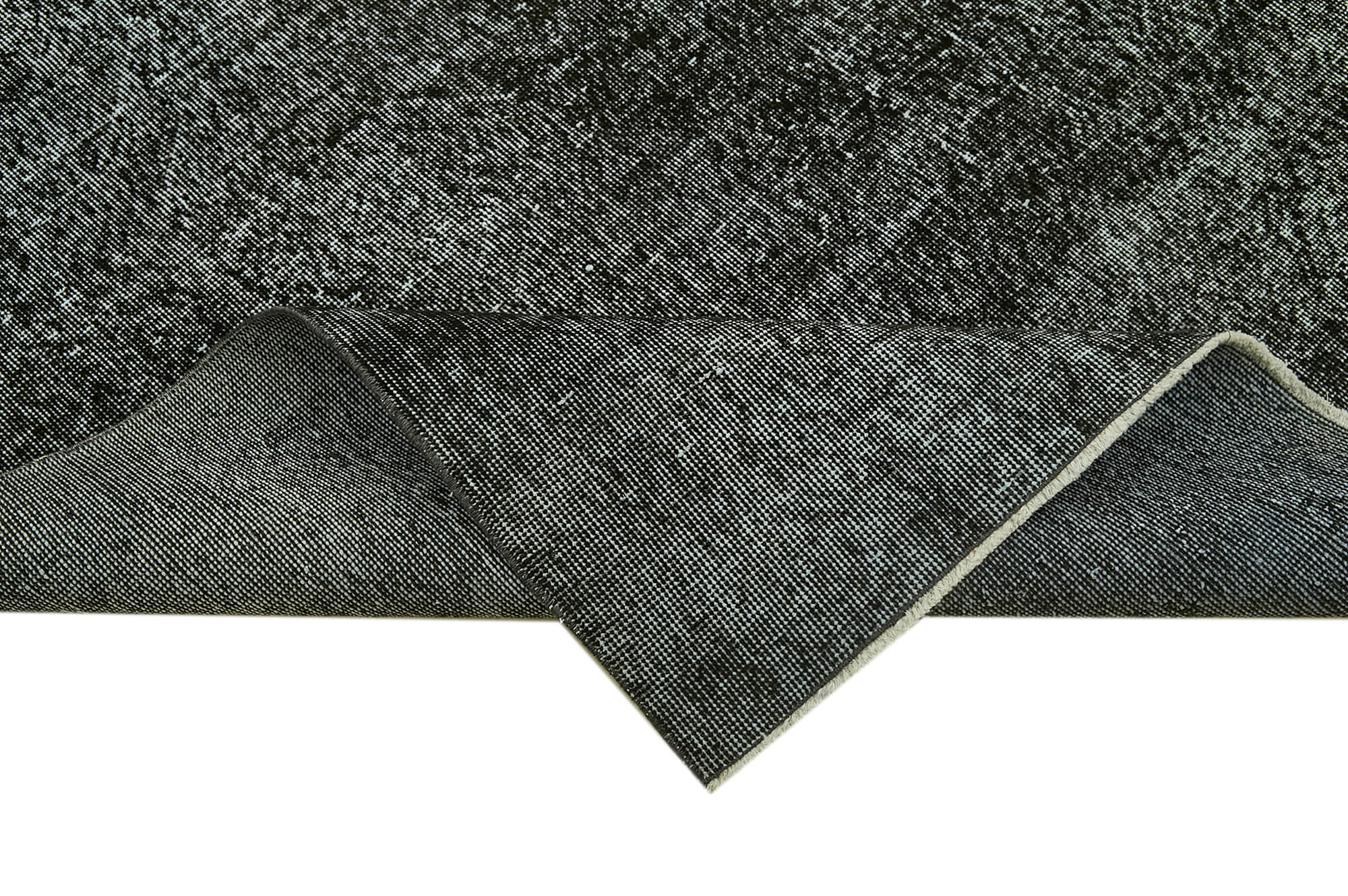 6 x 11 Black Overdyed Rug - 5902