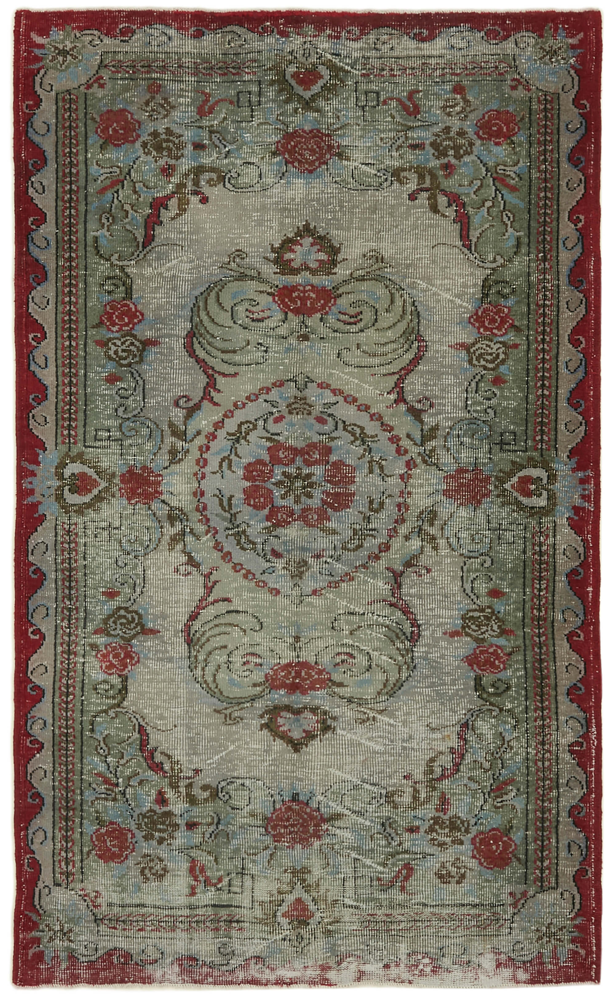 6 x 9 Blue Overdyed Rug - 5904