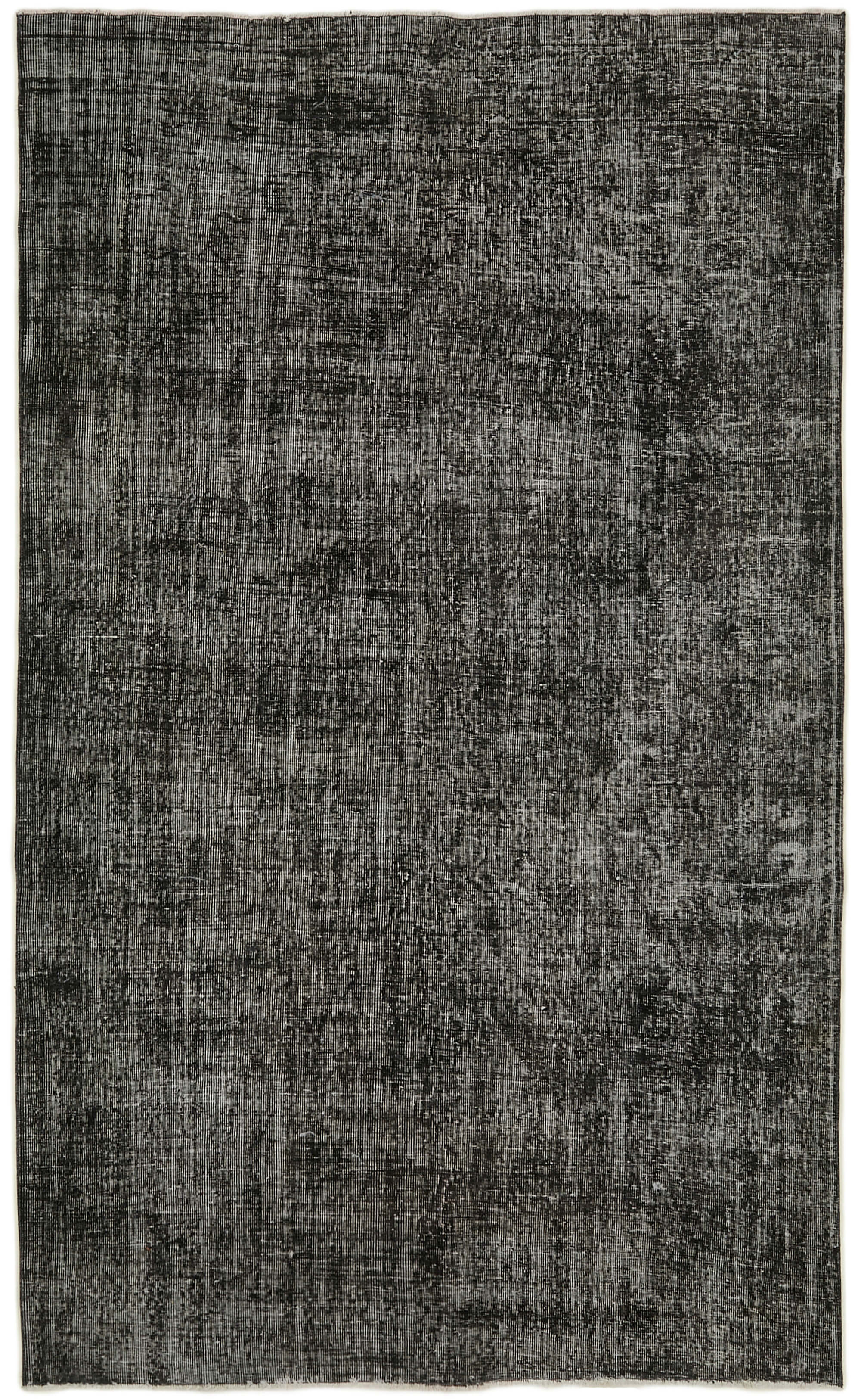 6 x 10 Black Overdyed Rug - 5905