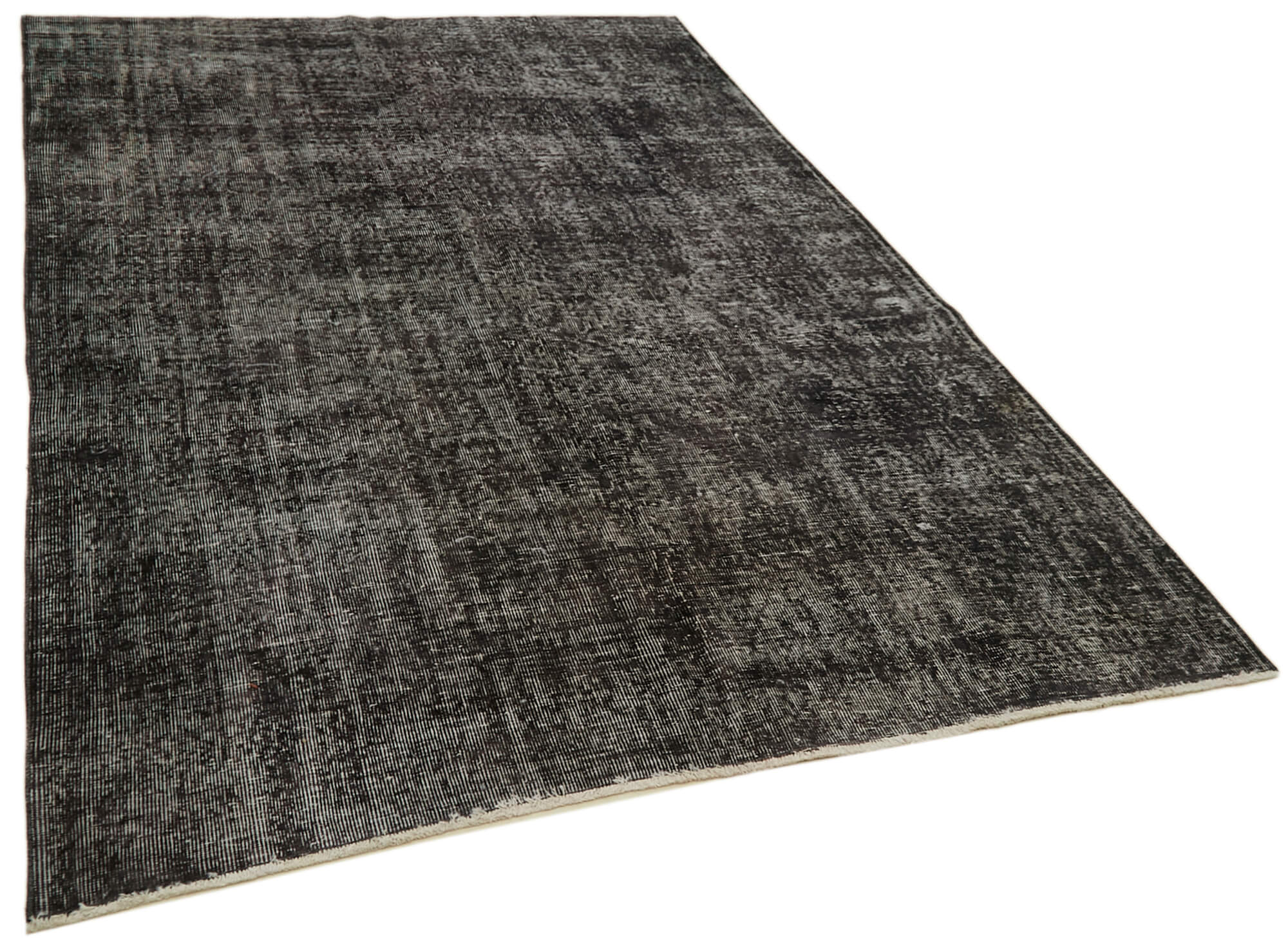 6 x 10 Black Overdyed Rug - 5905