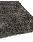 6 x 10 Black Overdyed Rug - 5905