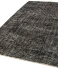 6 x 10 Black Overdyed Rug - 5905