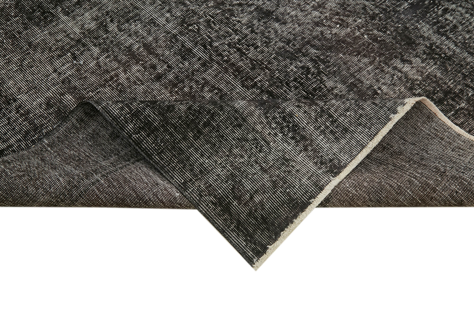 6 x 10 Black Overdyed Rug - 5905