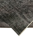 6 x 10 Black Overdyed Rug - 5905