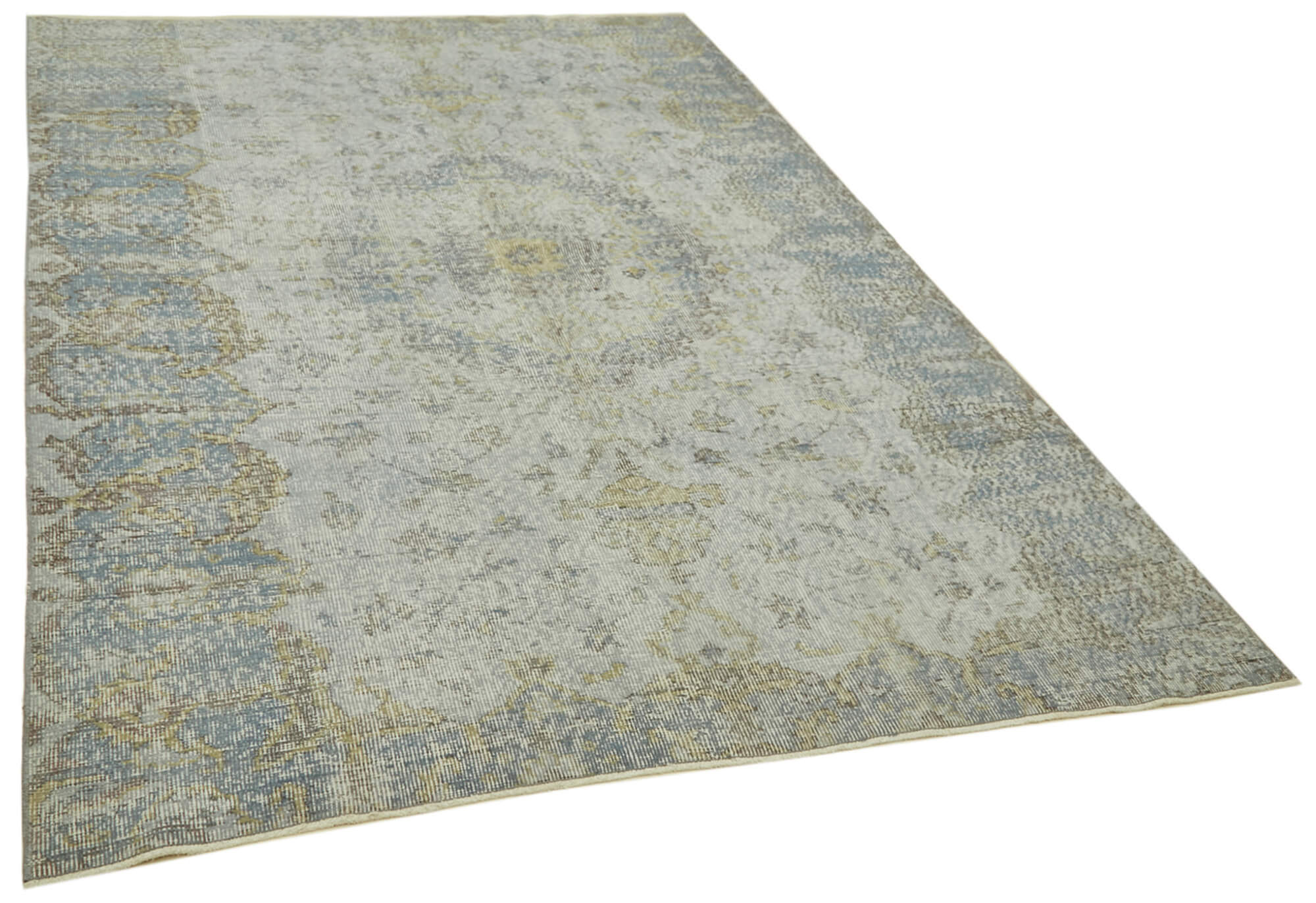 6 x 9 Blue Overdyed Rug - 5906