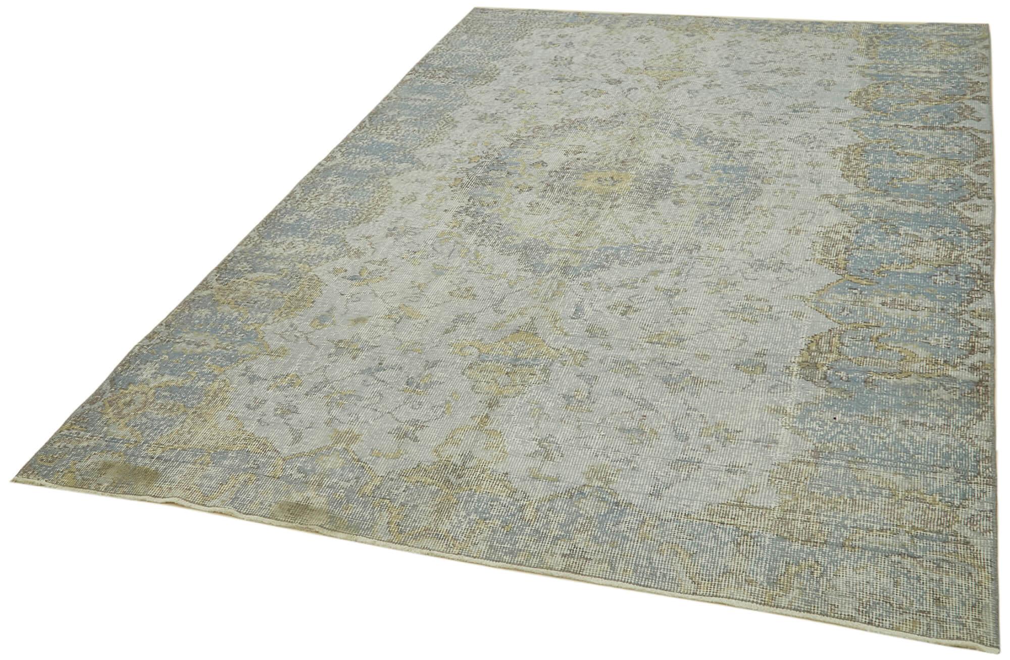 6 x 9 Blue Overdyed Rug - 5906