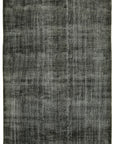 6 x 10 Black Overdyed Rug - 5907