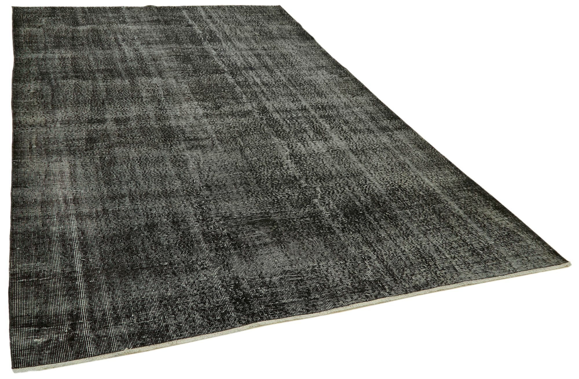 6 x 10 Black Overdyed Rug - 5907