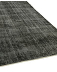 6 x 10 Black Overdyed Rug - 5907