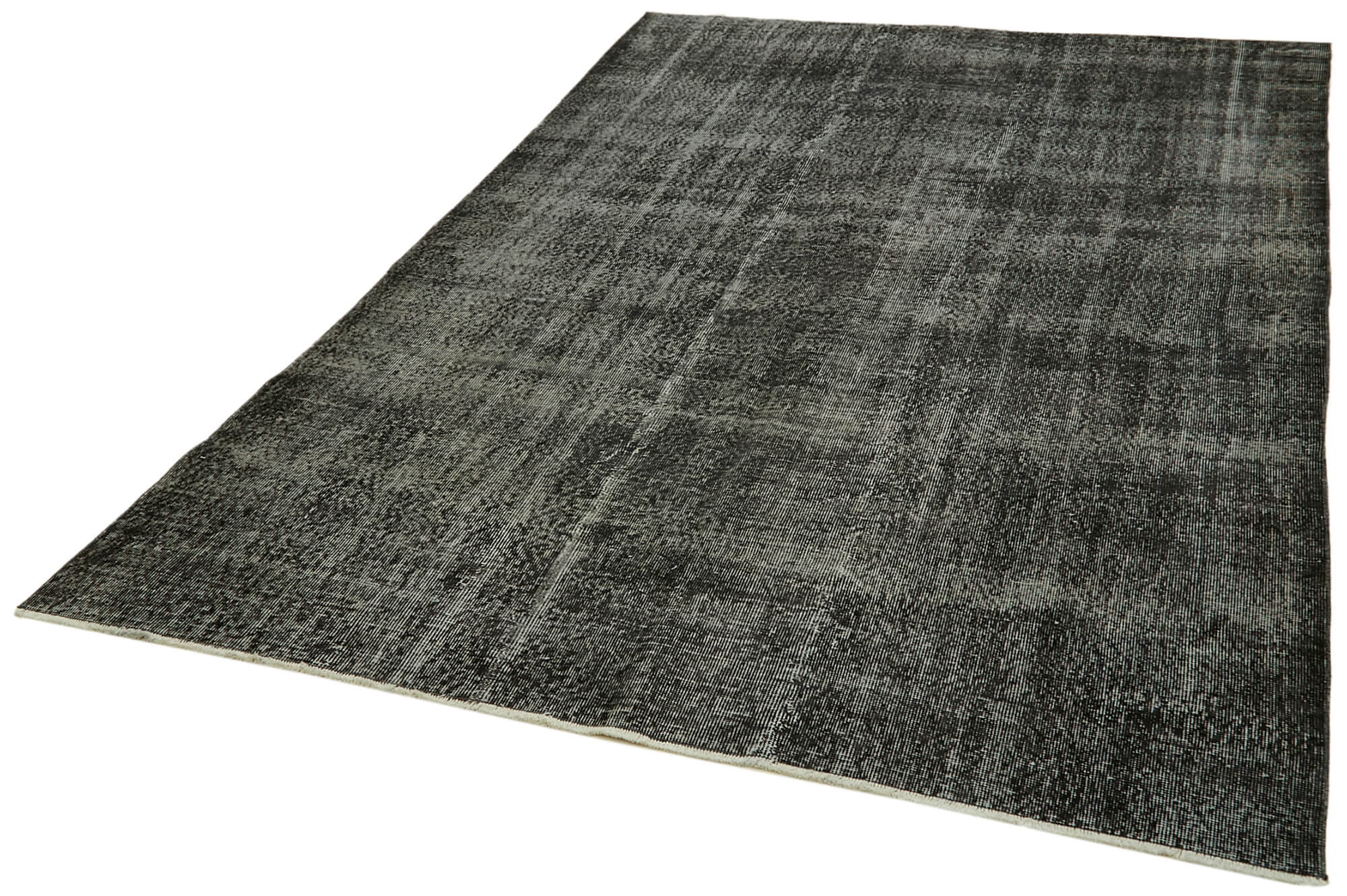 6 x 10 Black Overdyed Rug - 5907