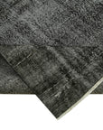 6 x 10 Black Overdyed Rug - 5907