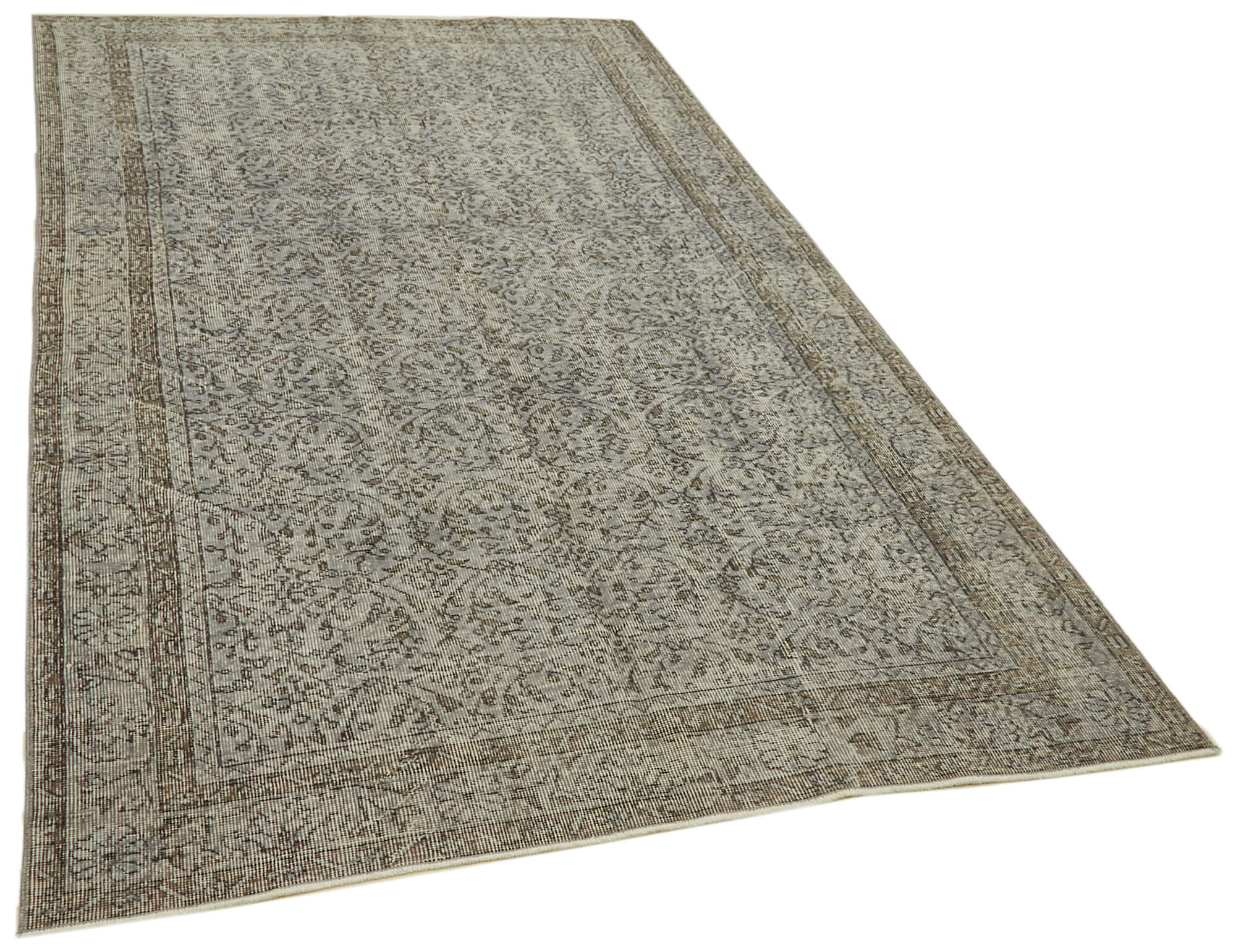 5 x 9 Grey Overdyed Rug - 5910