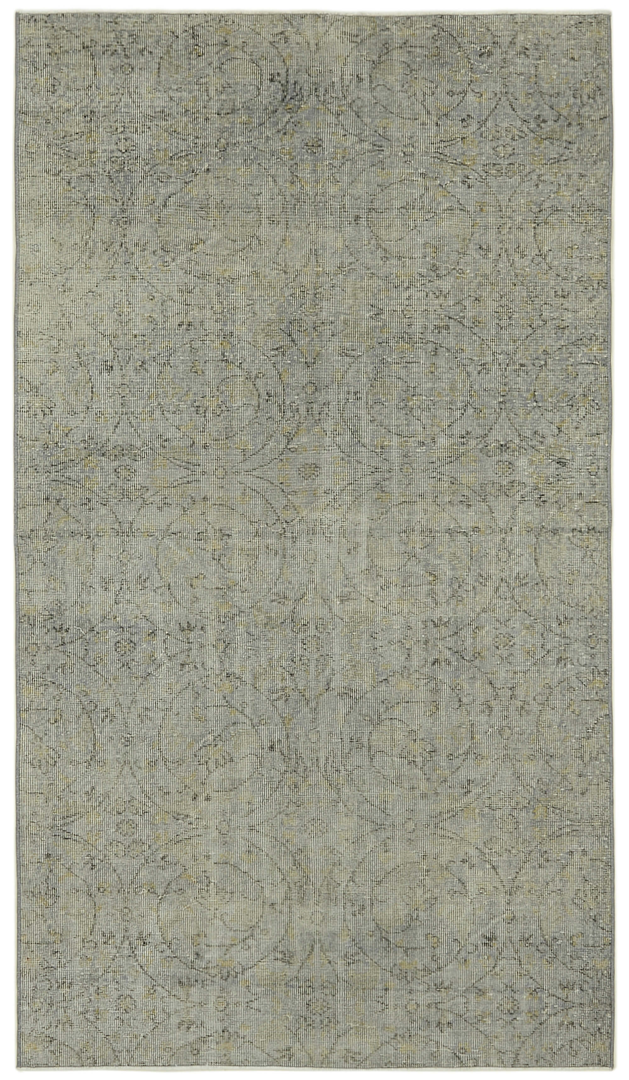 5 x 8 Grey Overdyed Rug - 5911