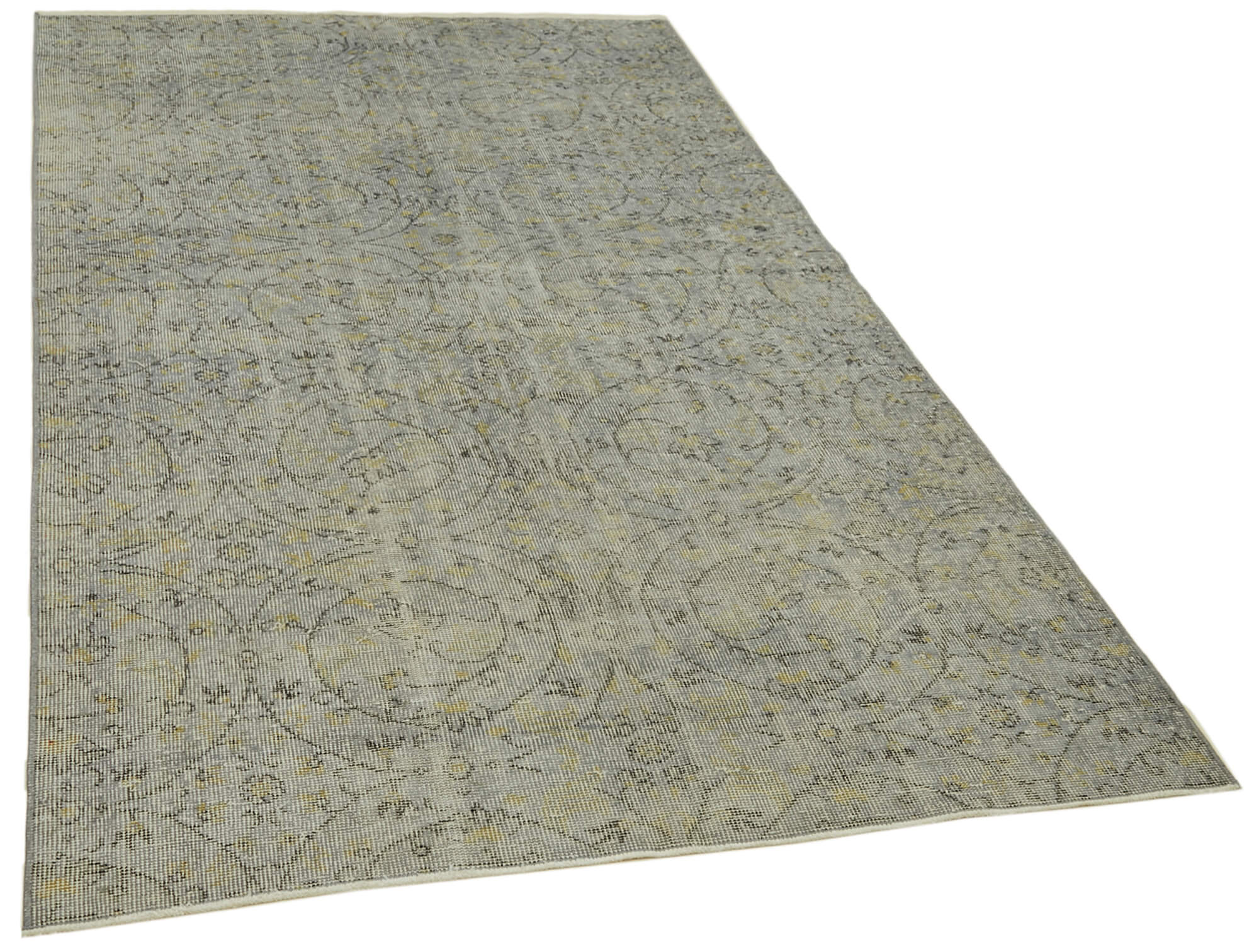 5 x 8 Grey Overdyed Rug - 5911