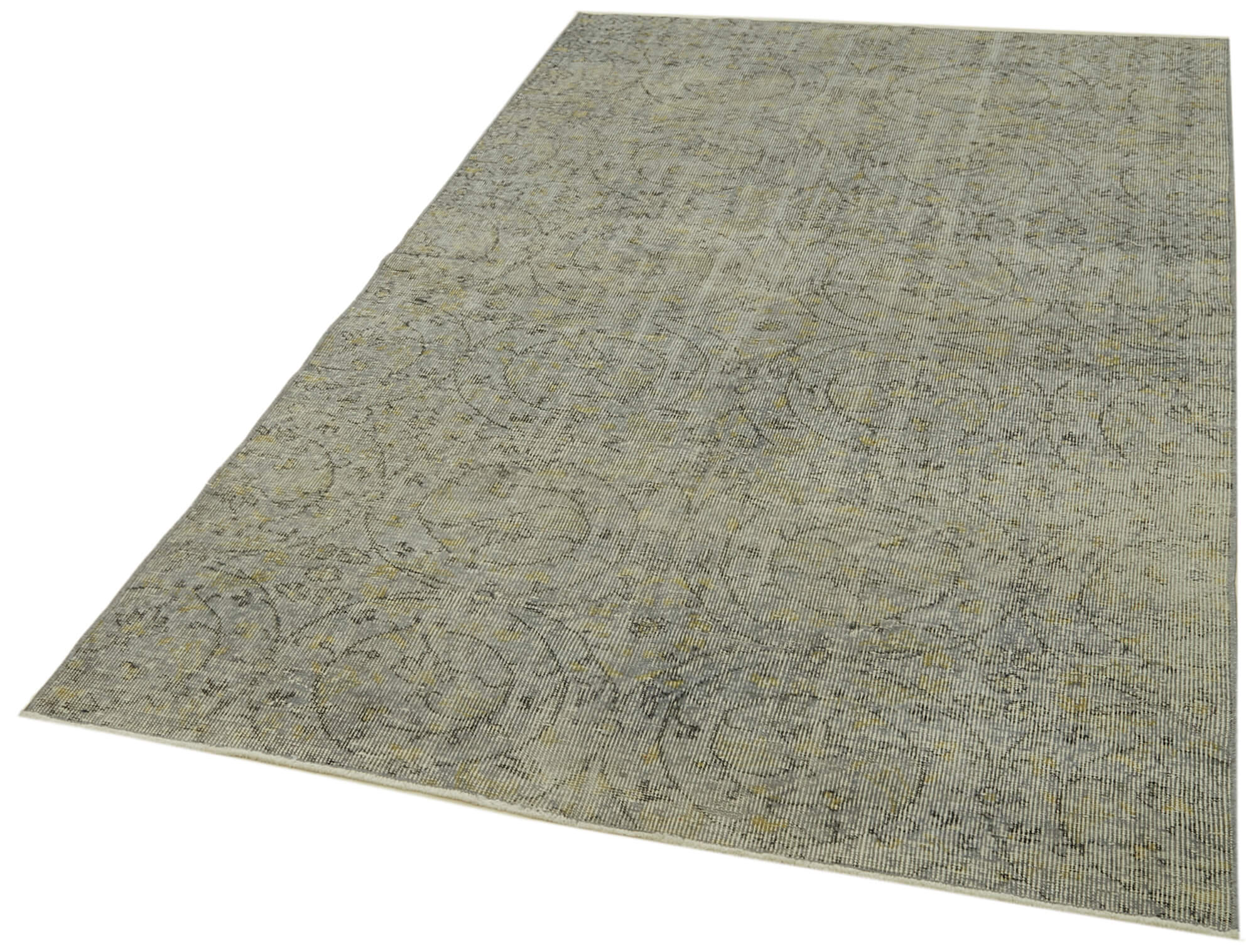 5 x 8 Grey Overdyed Rug - 5911